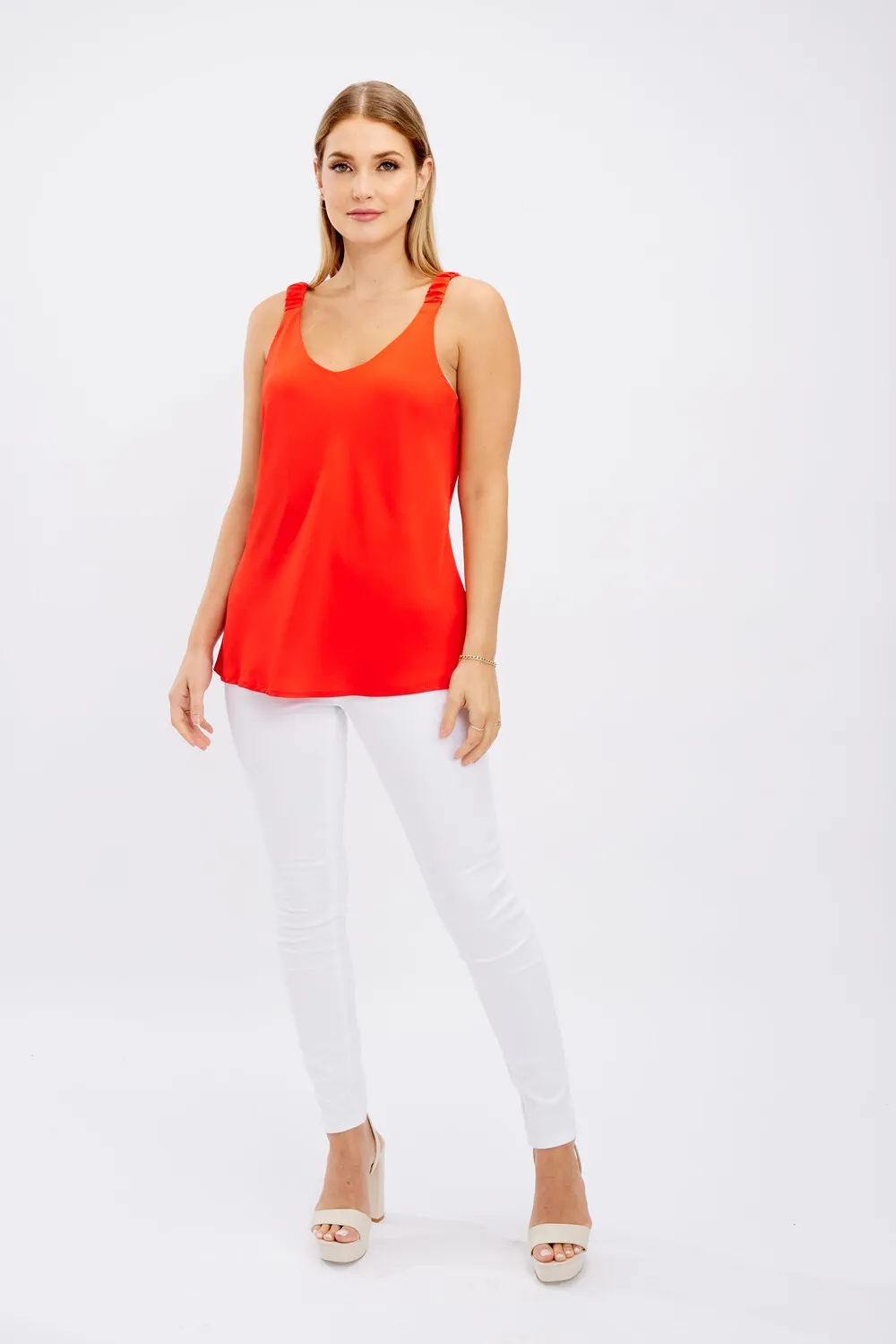 Casual Sleeveless V-neck Pullover Style 6281246171