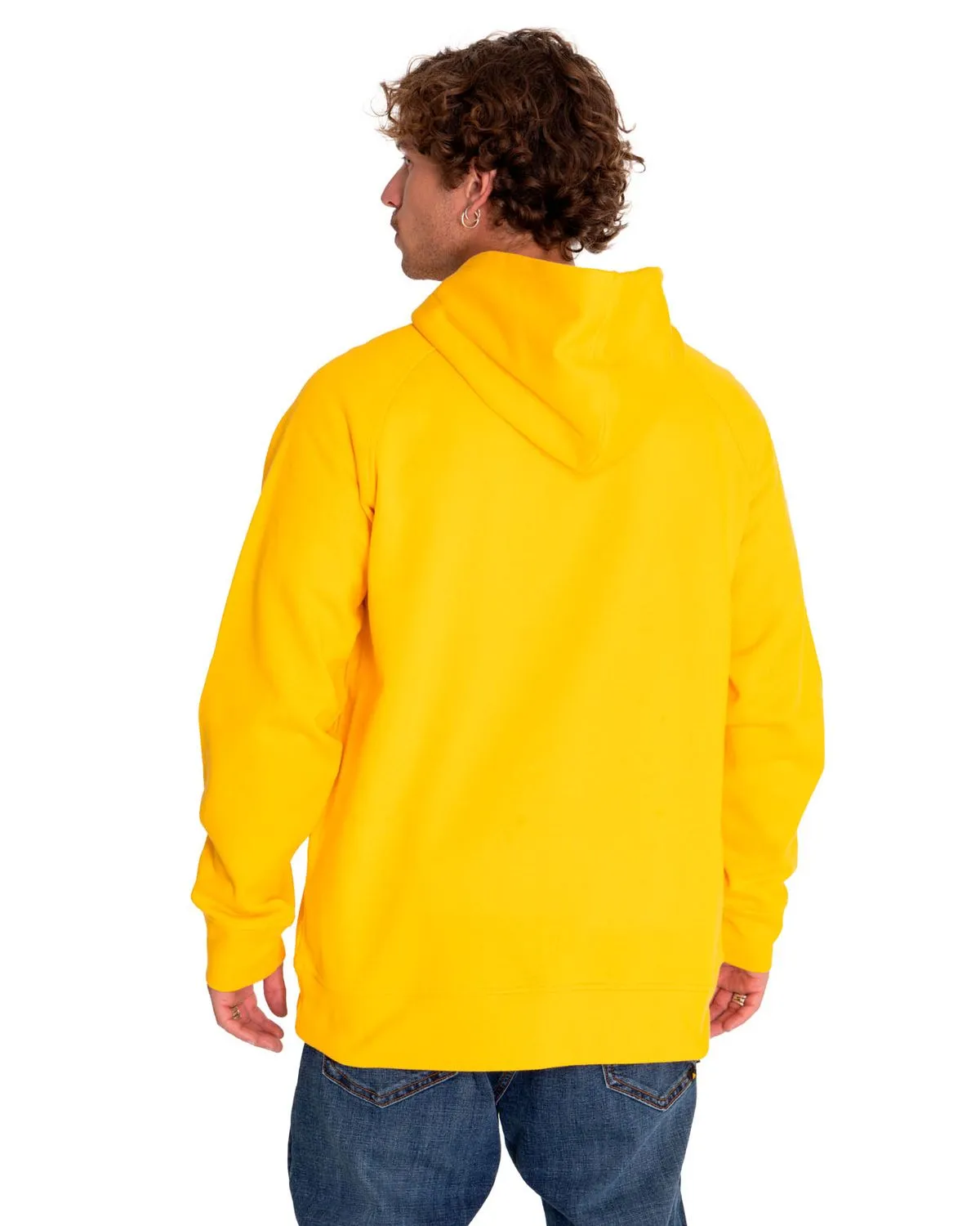 CAT Fleece Logo Full Zip Hoodie (Yellow)