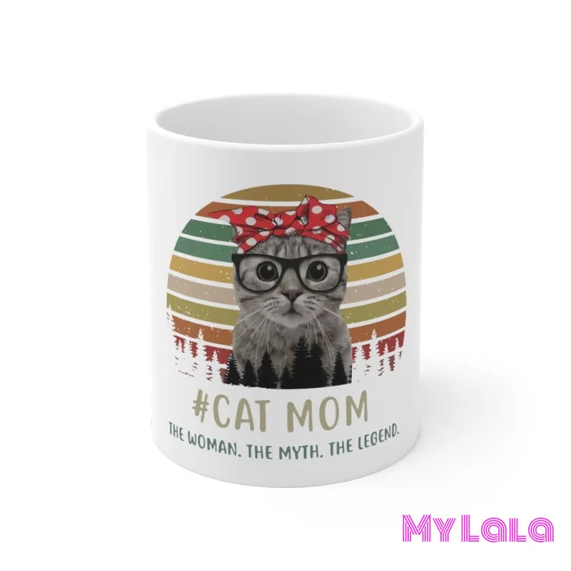 Cat Mom Mug 11oz