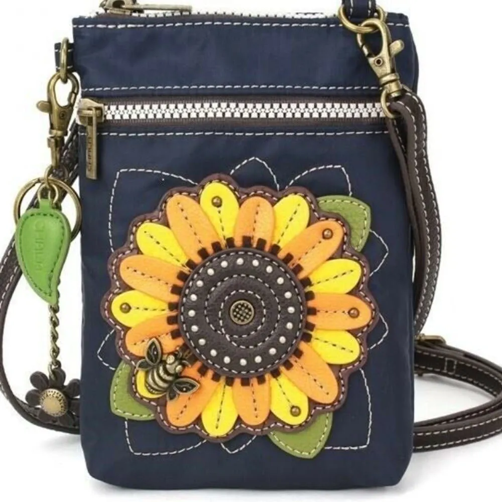 CHALA VENTURE PHONE CROSSBODY NAVY FLOWER