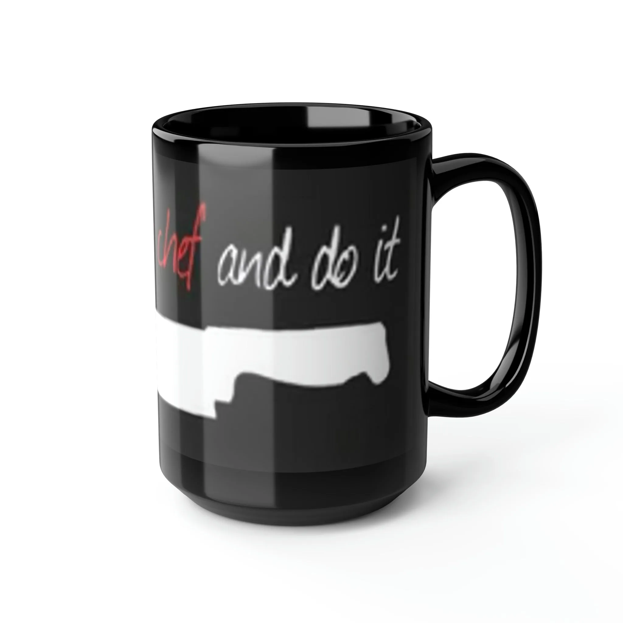 Chef Black Mug, 15oz