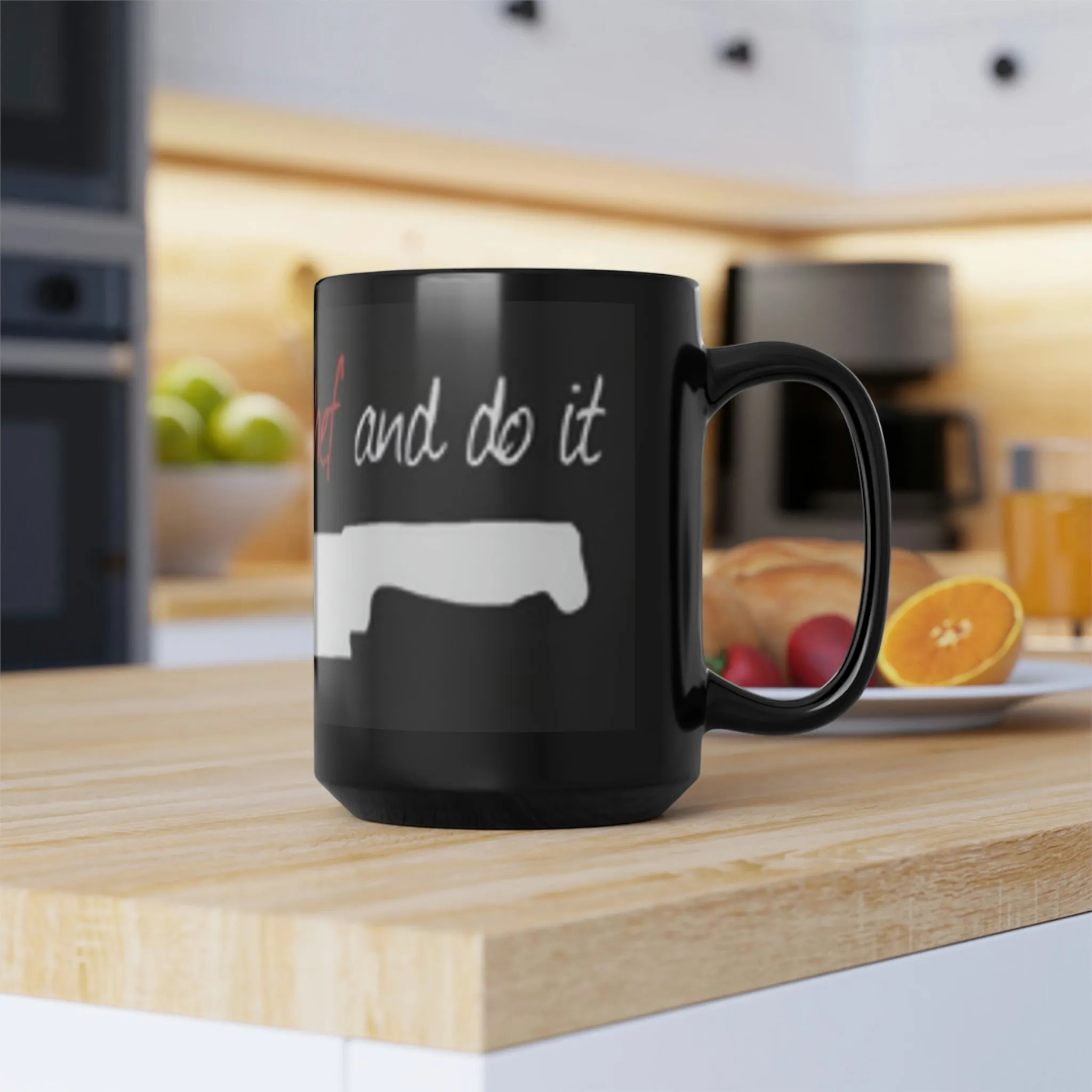 Chef Black Mug, 15oz