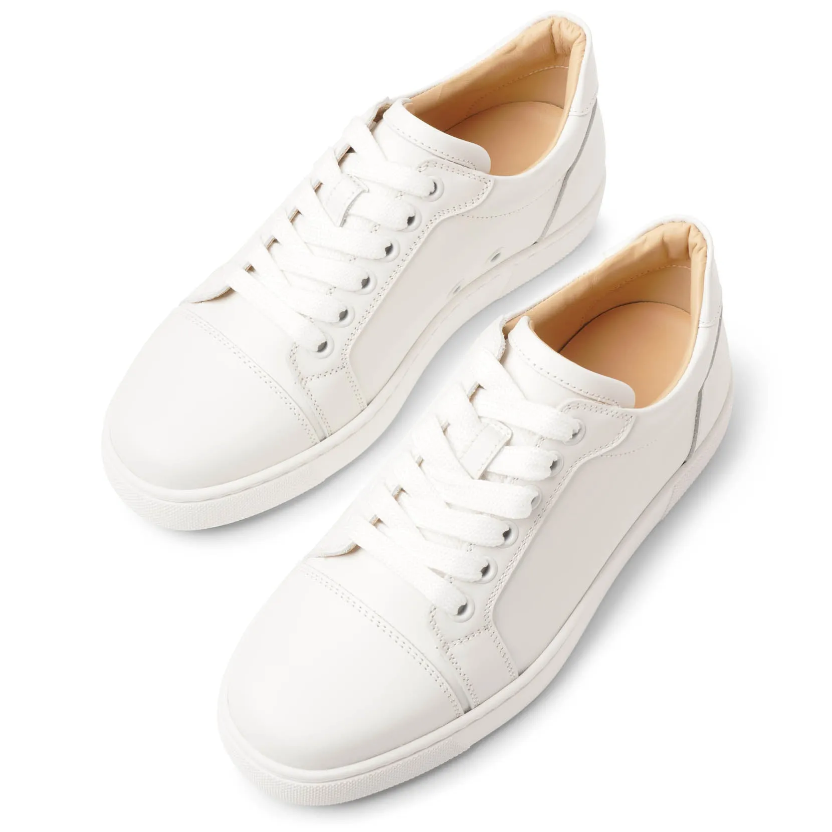 Christian Louboutin Vieira white leather sneakers