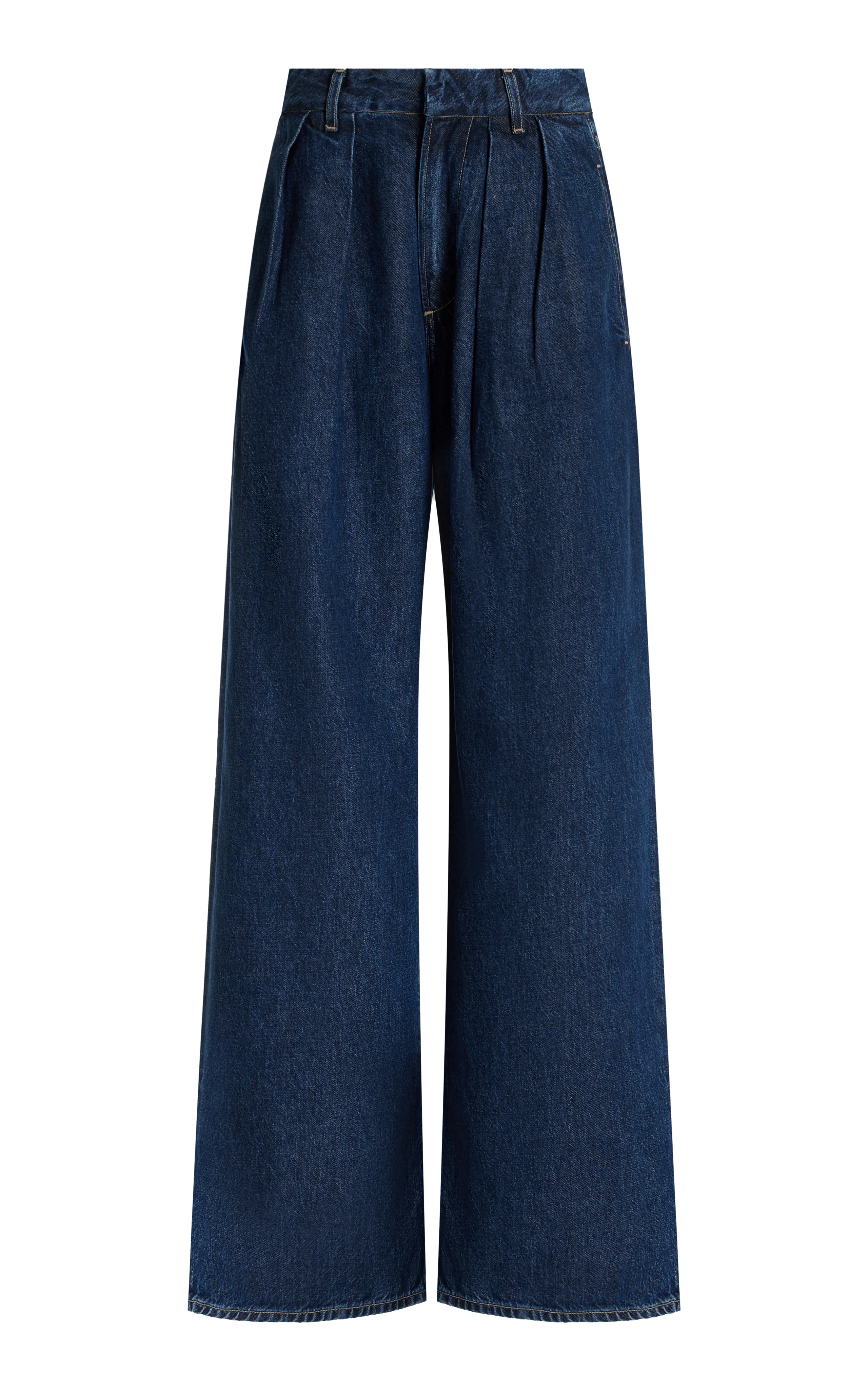 Citizens of Humanity Petra Pleated Rigid High-Rise Wide-Leg Jeans