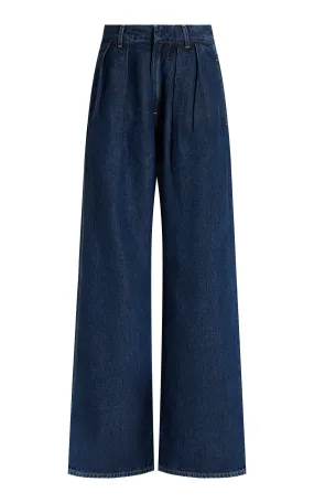 Citizens of Humanity Petra Pleated Rigid High-Rise Wide-Leg Jeans