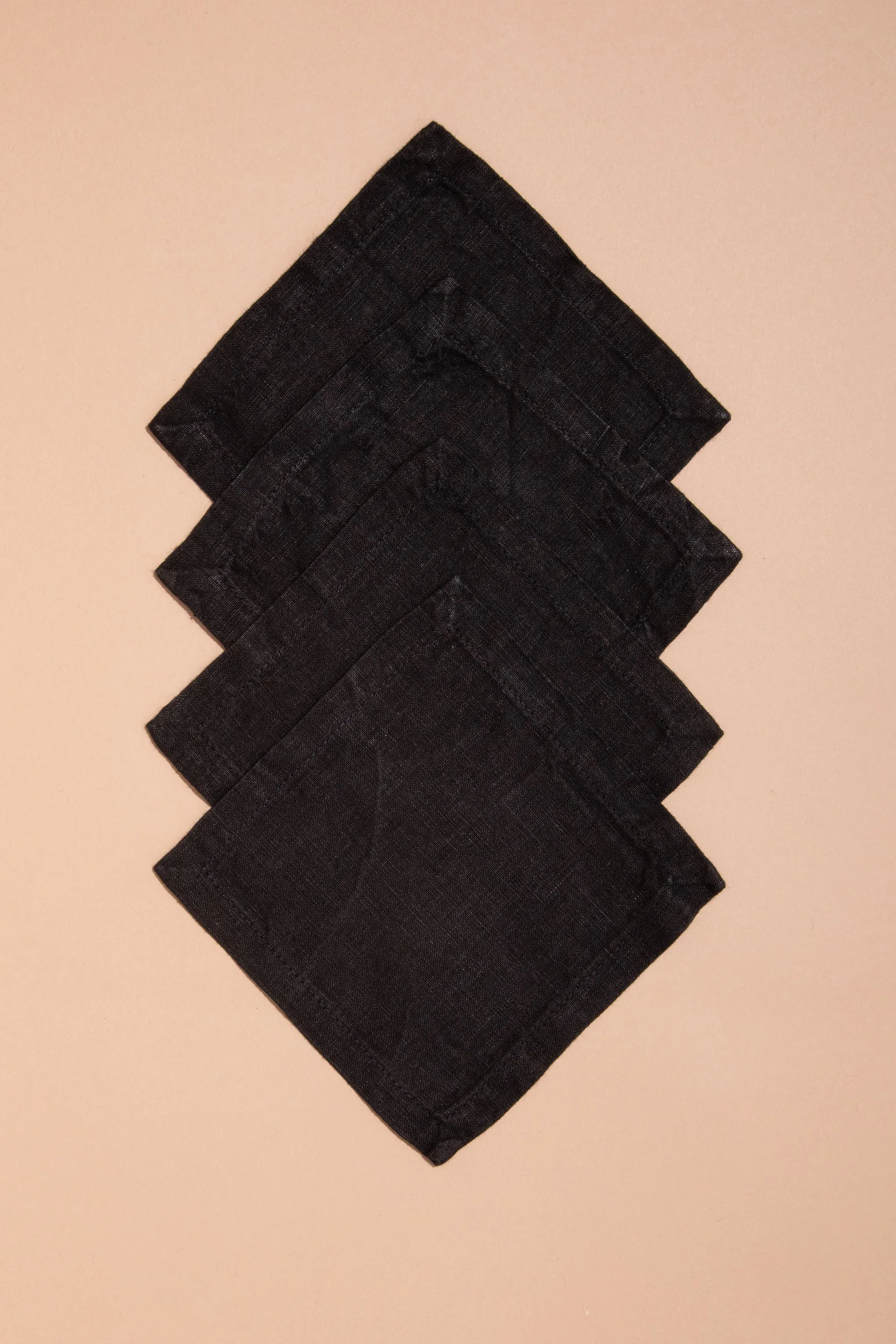 Cocktail Napkins in Black