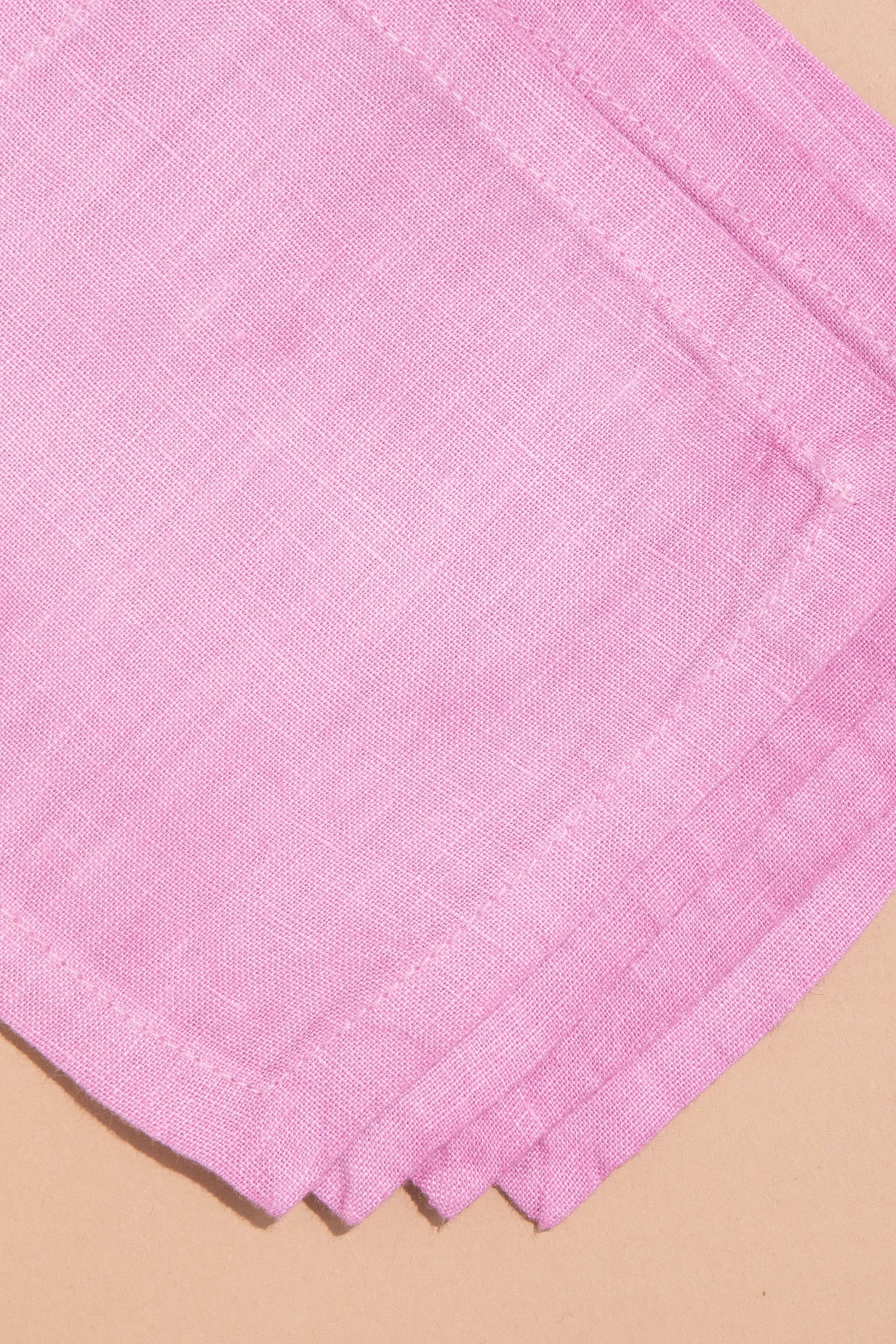 Cocktail Napkins in Pink Guava