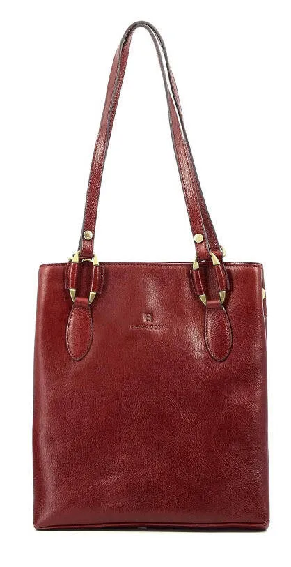 Convertible leather carmine bag 114952