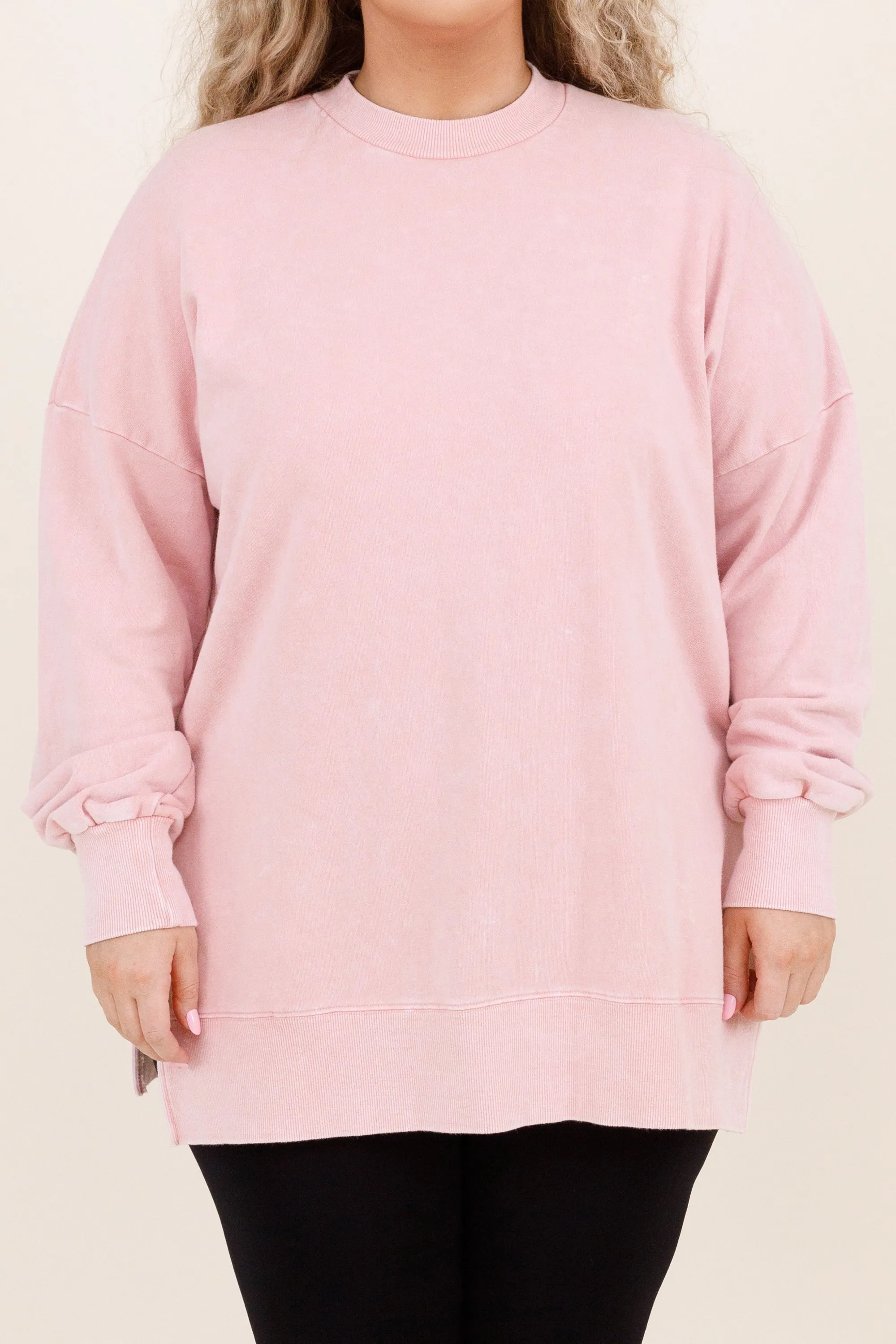 Cozy Pullover, Blush