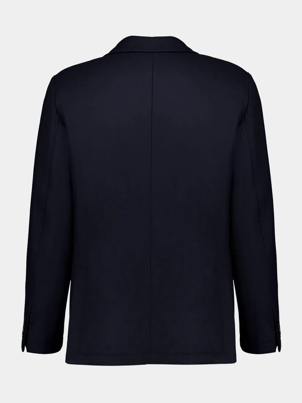 Dark Blue Virgin Wool Jacket