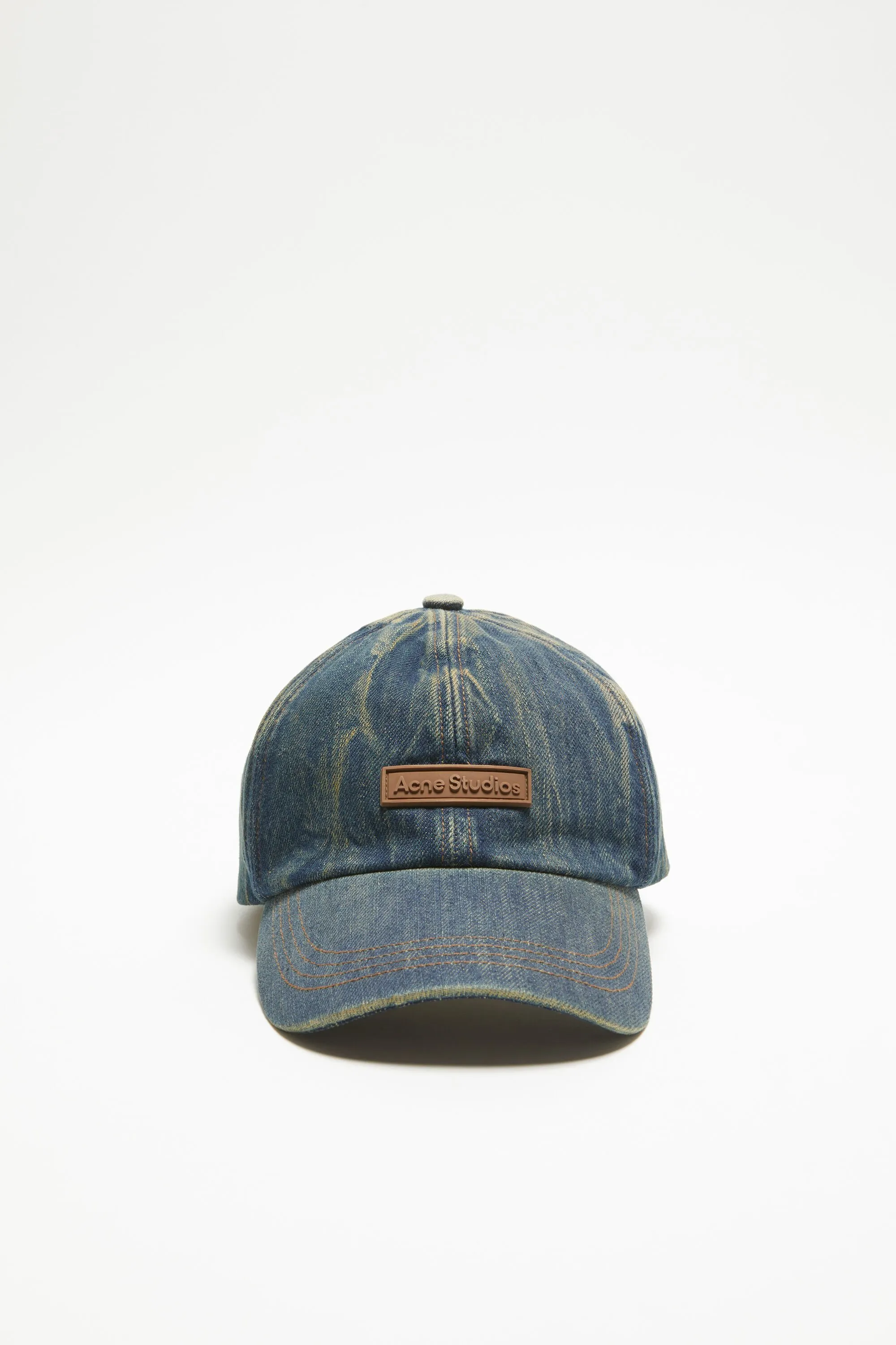 Denim logo cap