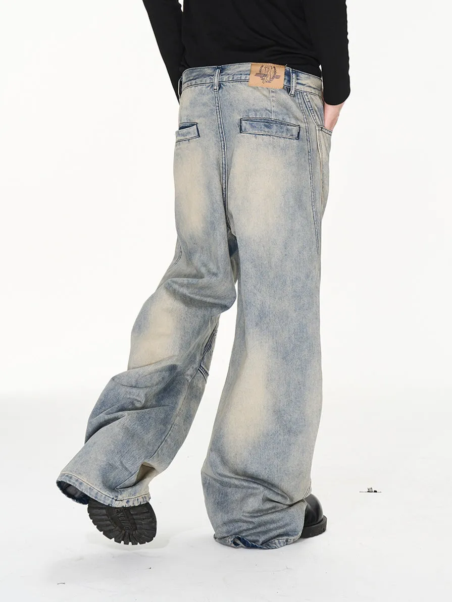 Denim Retrp Wide Nichi Pants