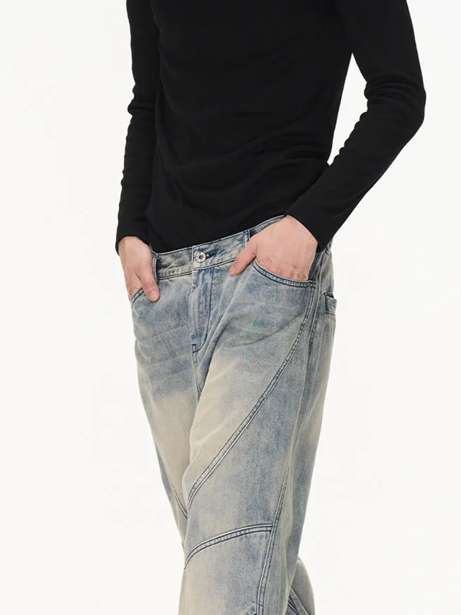 Denim Retrp Wide Nichi Pants