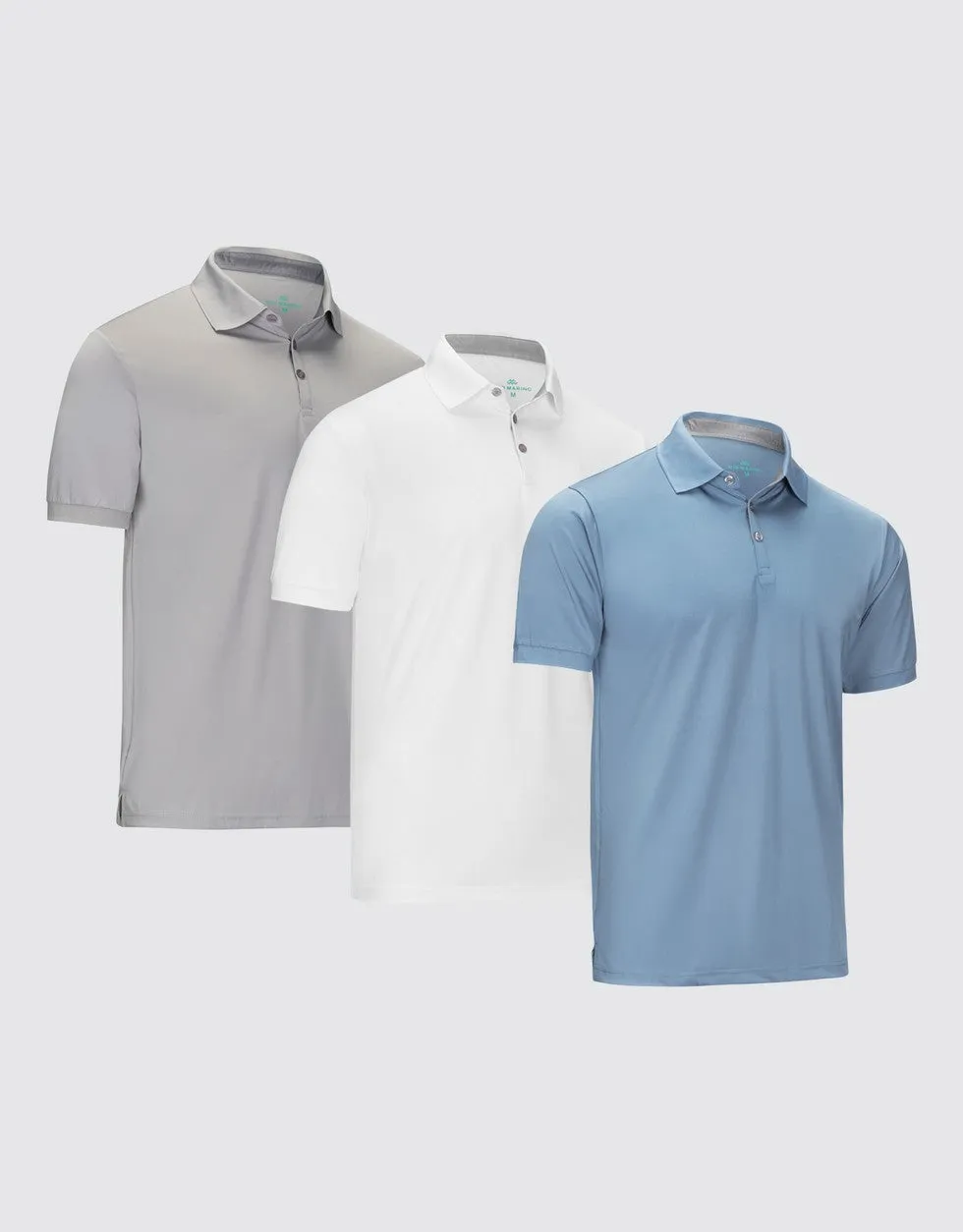 Designer Golf Polo Shirt - 3 Pack