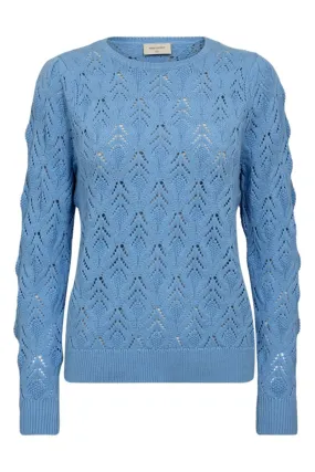 Dodo Pullover | Della Robbia Blue | Strik fra Freequent