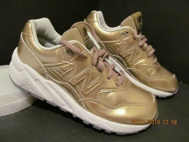 DS WOMEN'S SIZE 5.5 ! NEW BALANCE 580 "PRECIOUS METALS O...