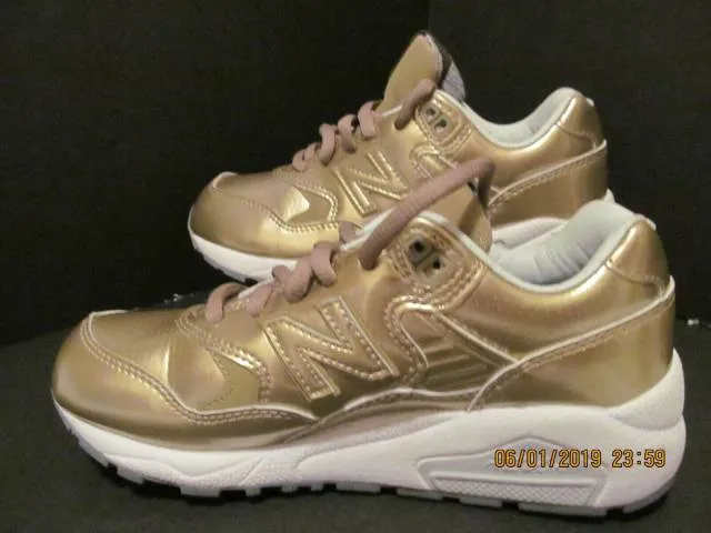 DS WOMEN'S SIZE 5.5 ! NEW BALANCE 580 "PRECIOUS METALS O...