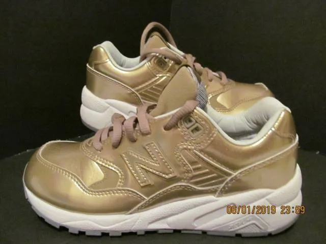 DS WOMEN'S SIZE 5.5 ! NEW BALANCE 580 "PRECIOUS METALS O...