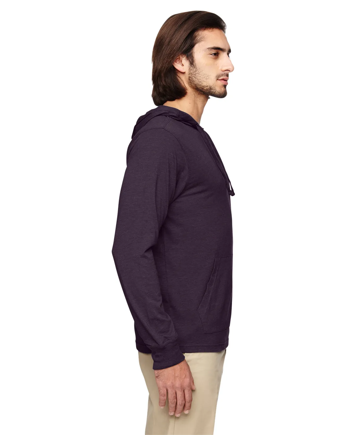 econscious EC1085 Unisex Eco Blend Long-Sleeve Pullover Hooded T-Shirt