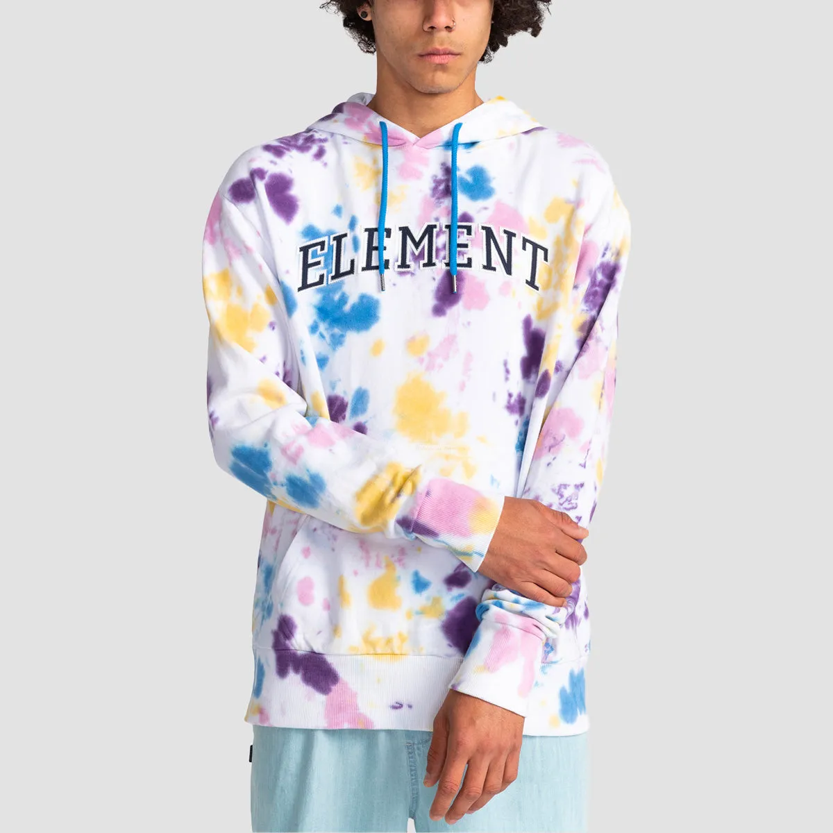 Element Crossfield Tie Dye Pullover Hoodie Light Magma