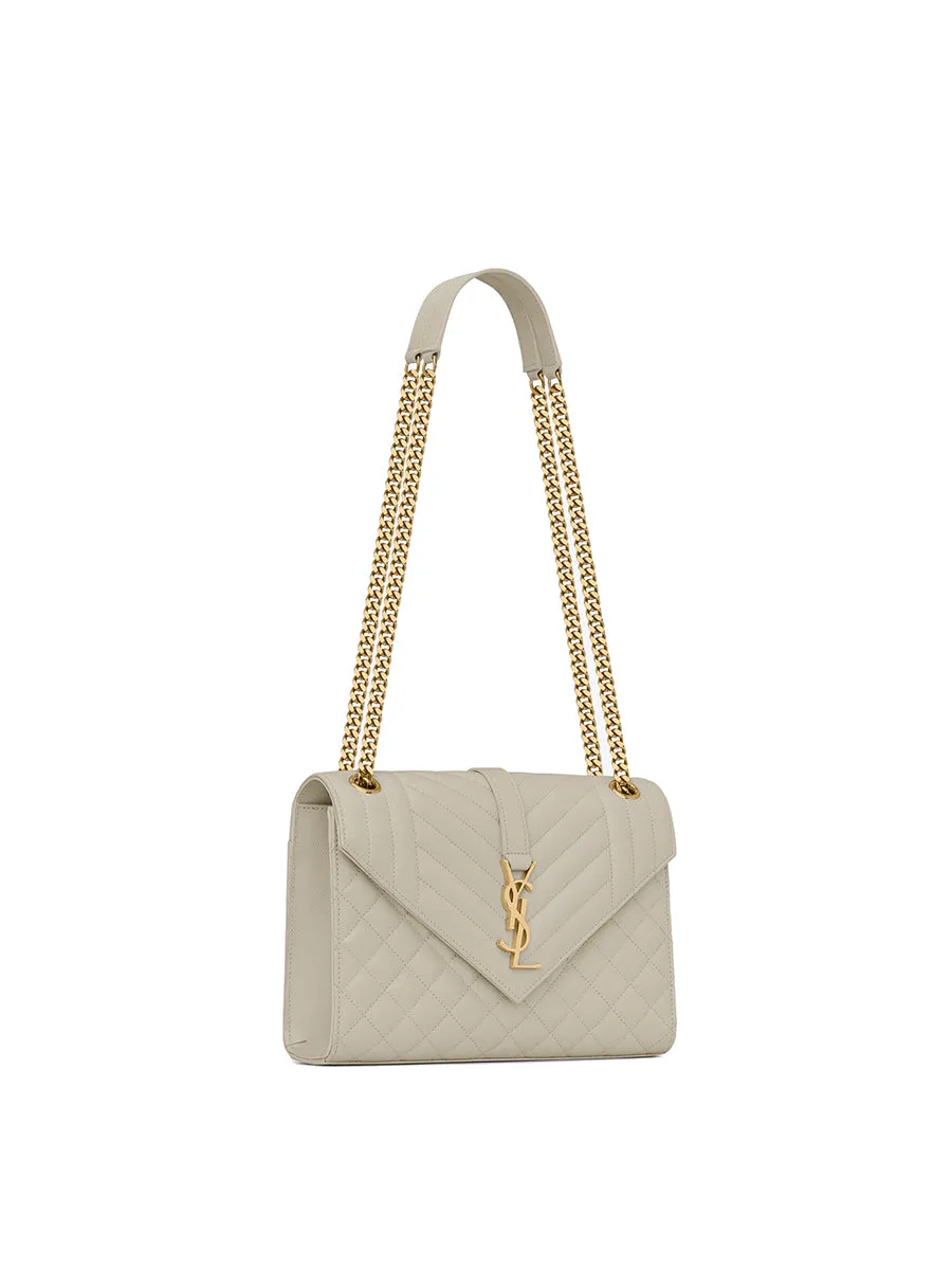 Envelope Medium Bag in Mix Matelassé Grain de Poudre Embossed Leather