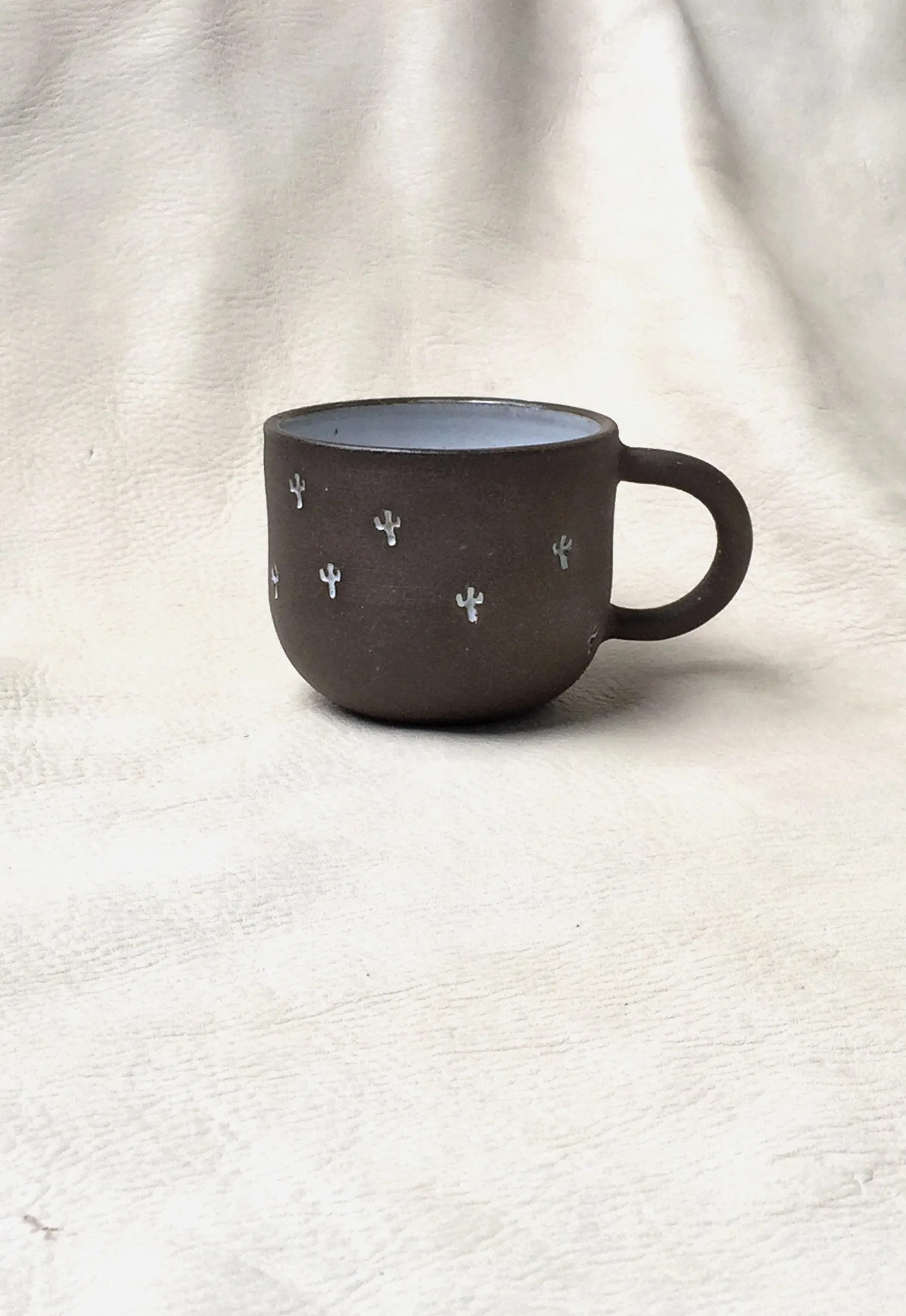 Espresso Cactus Stamped Small Mug