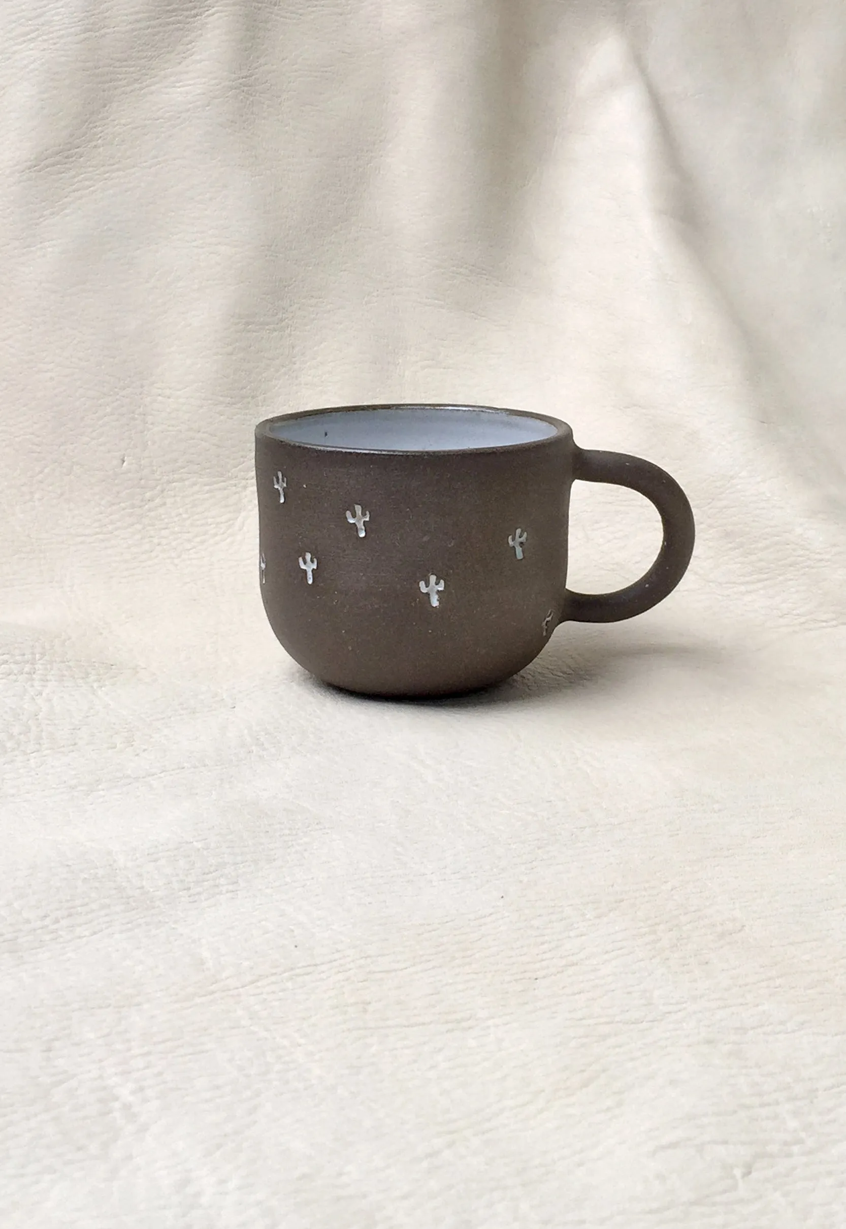 Espresso Cactus Stamped Small Mug