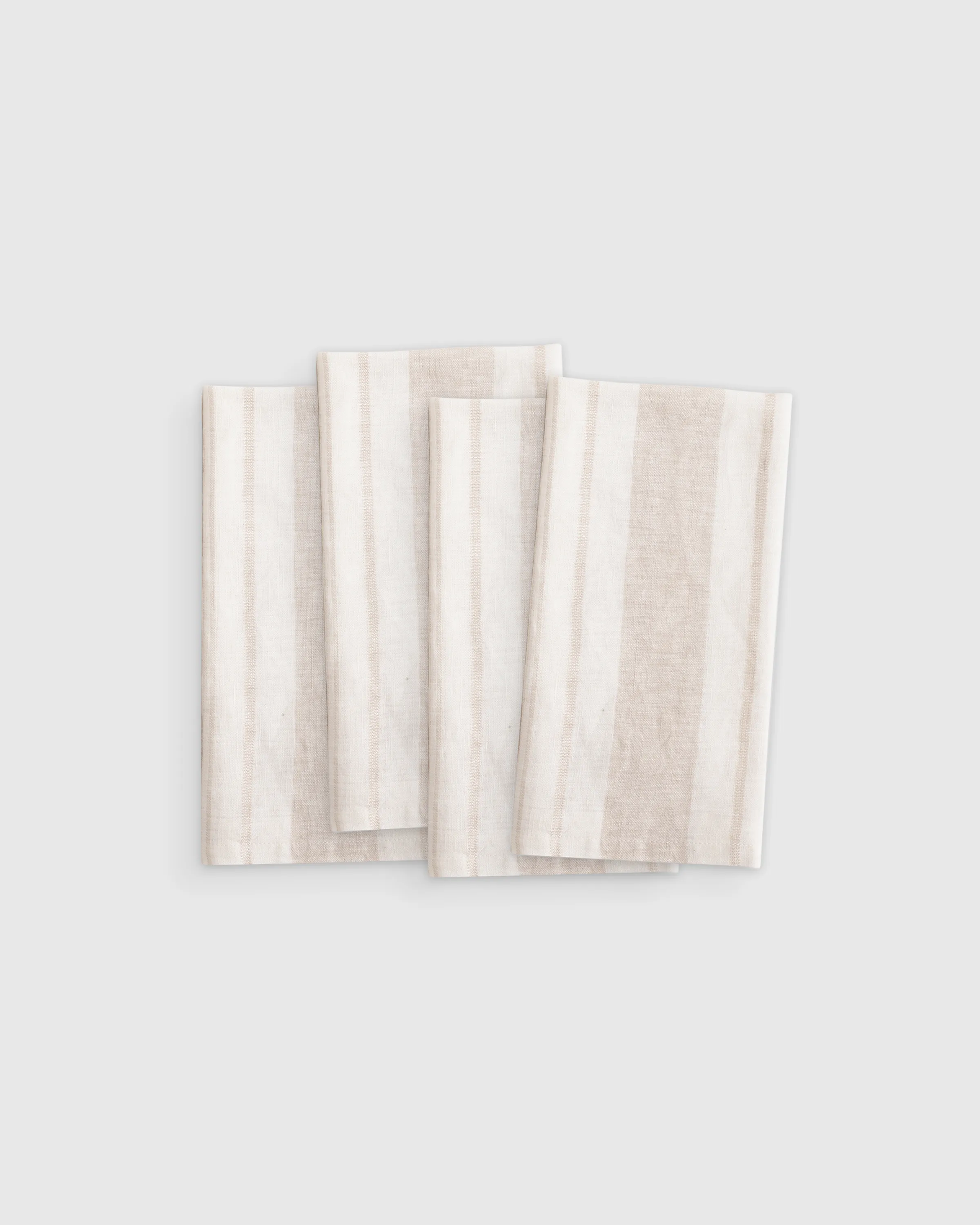 European Linen Modern Stripe Napkins (Set of 4)