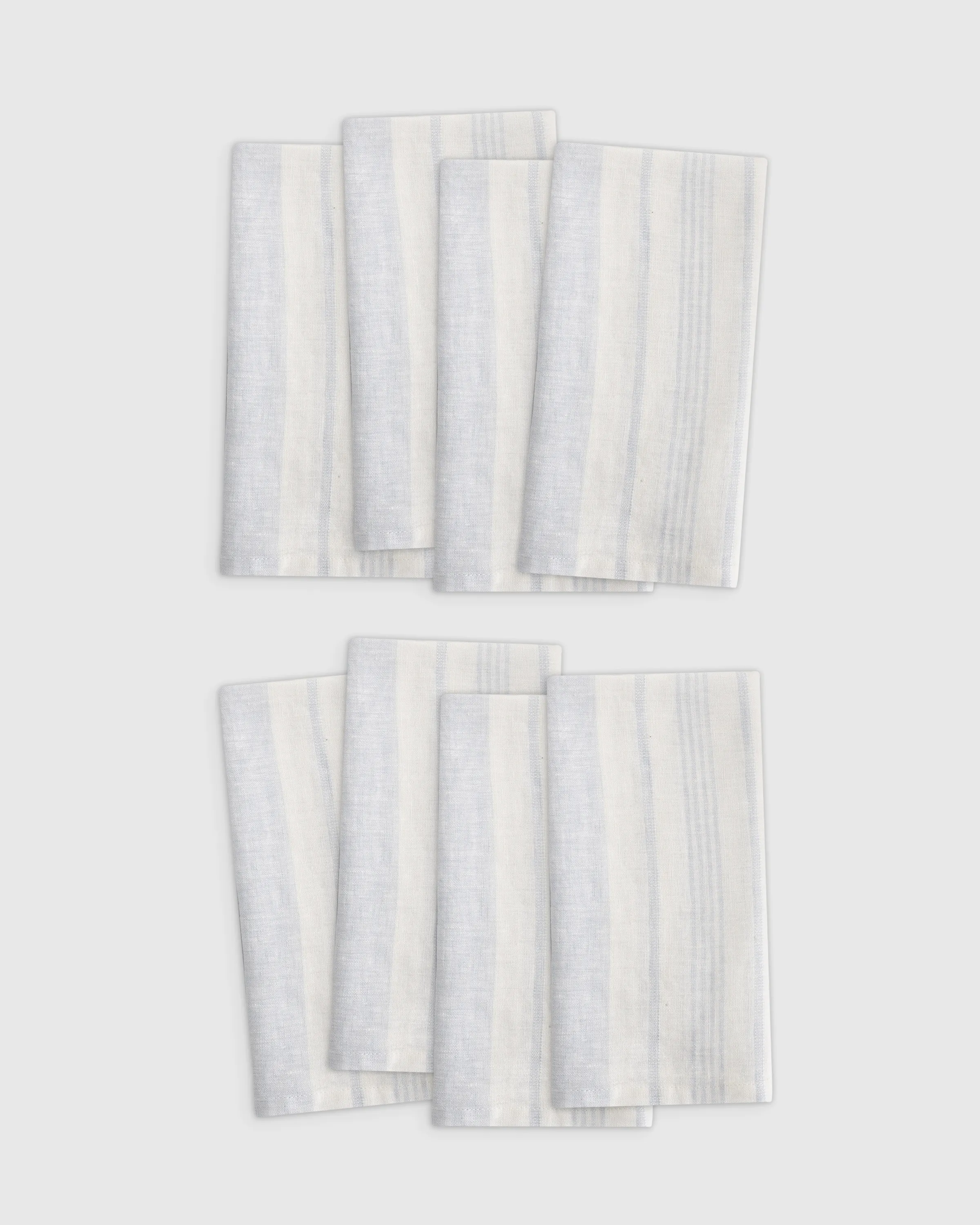 European Linen Modern Stripe Napkins (Set of 8)