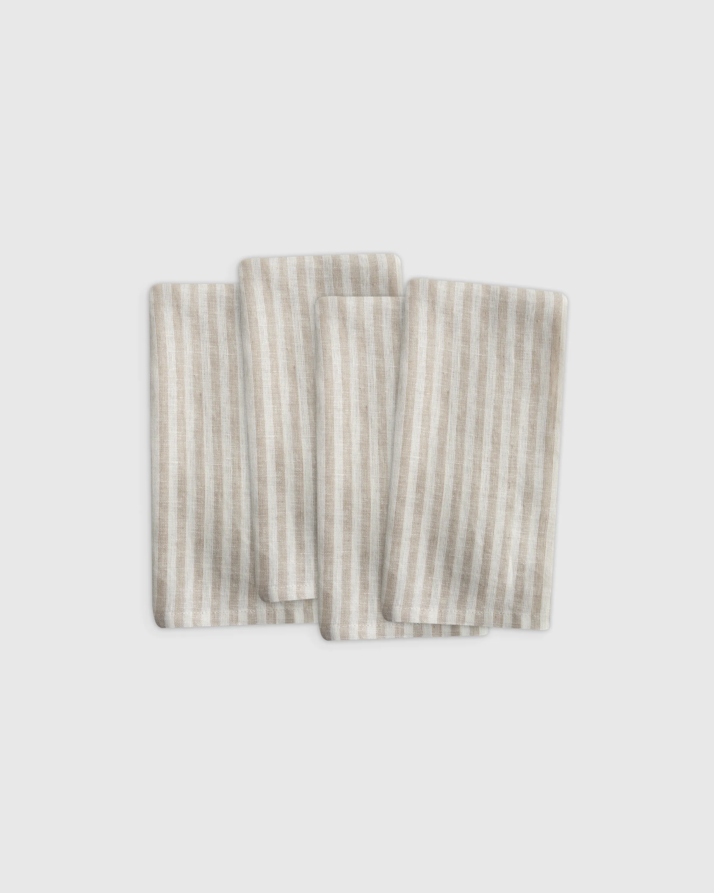 European Linen Stripe Napkins | Quince