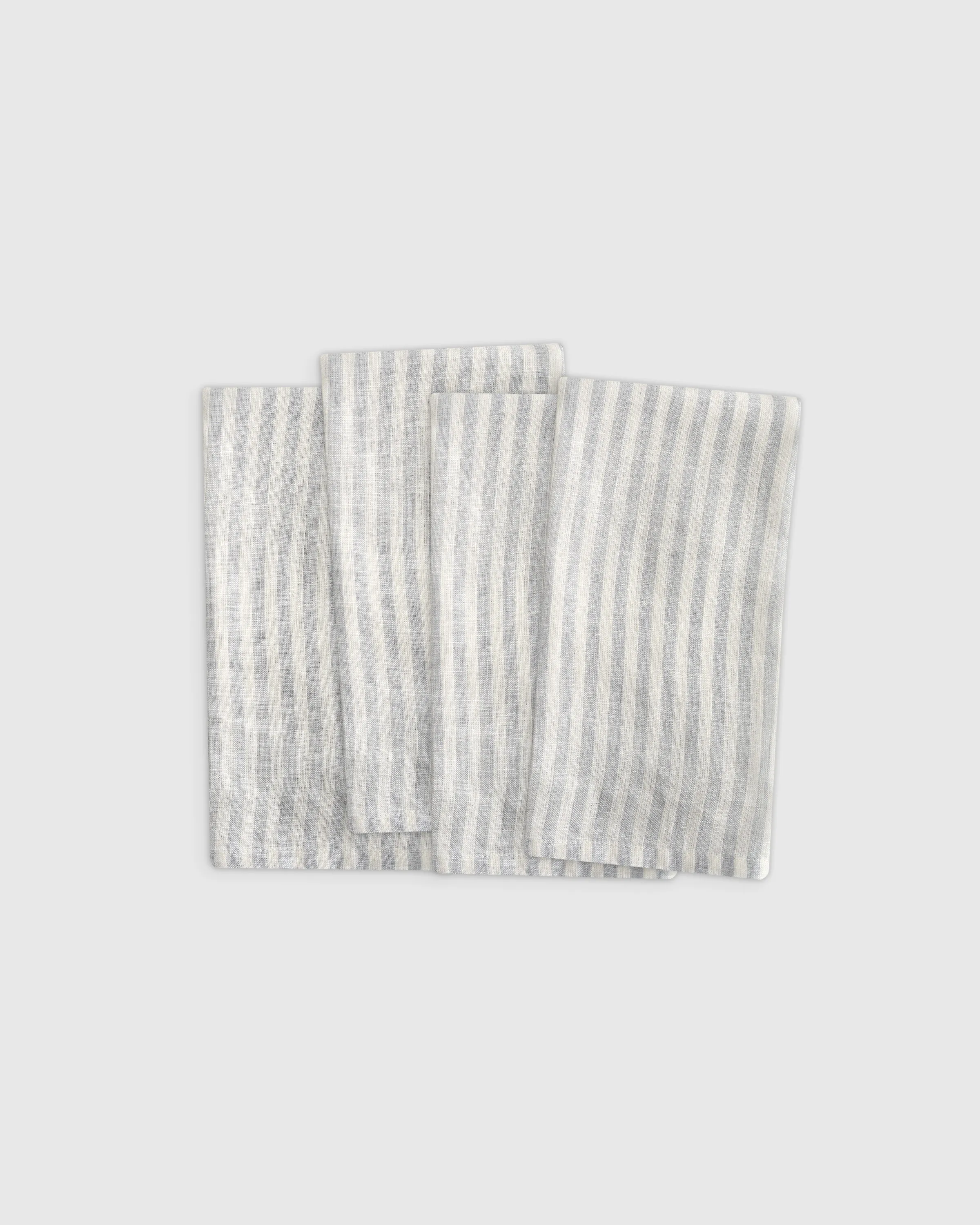 European Linen Stripe Napkins | Quince