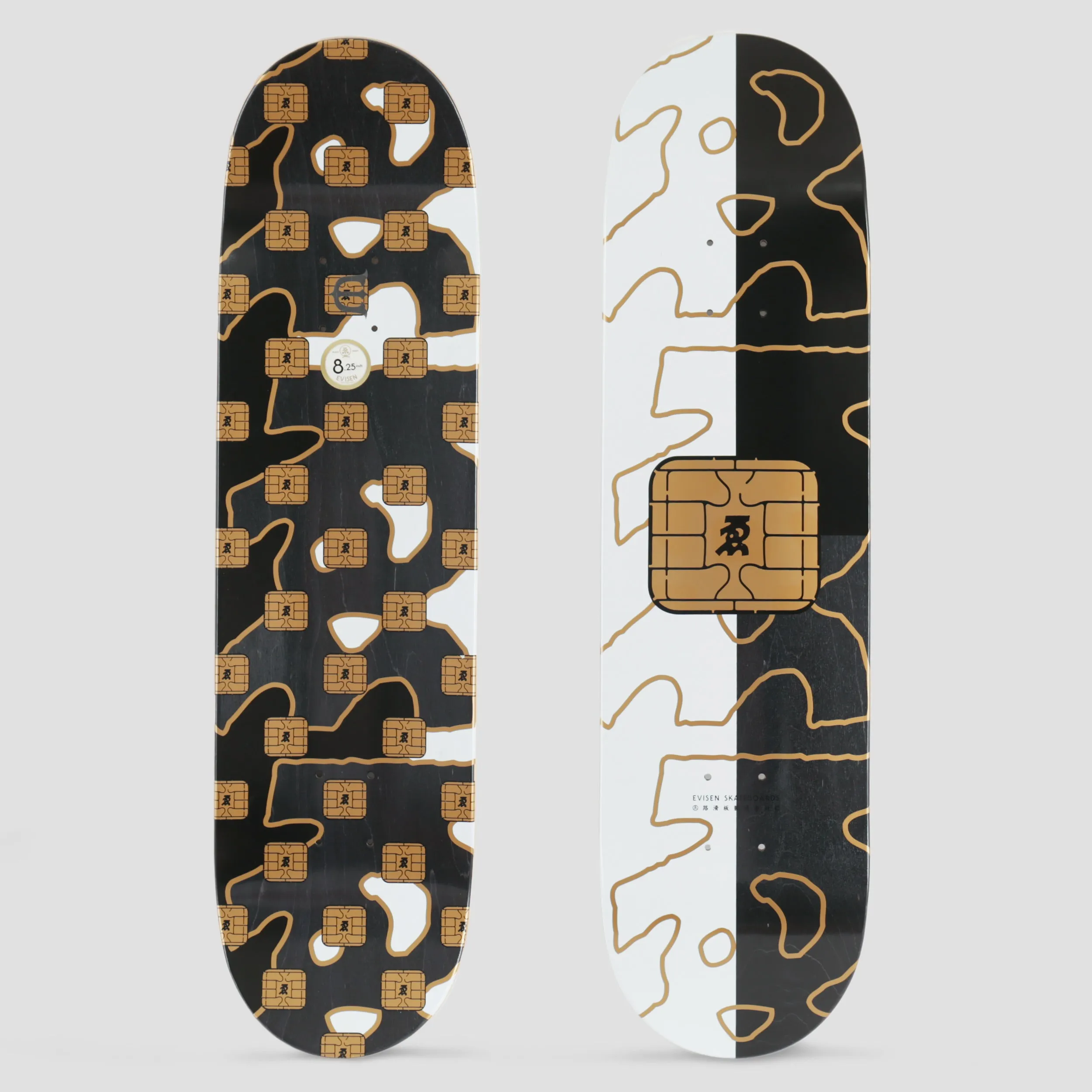 Evisen 8.06 Team Wye Chip Skateboard Deck