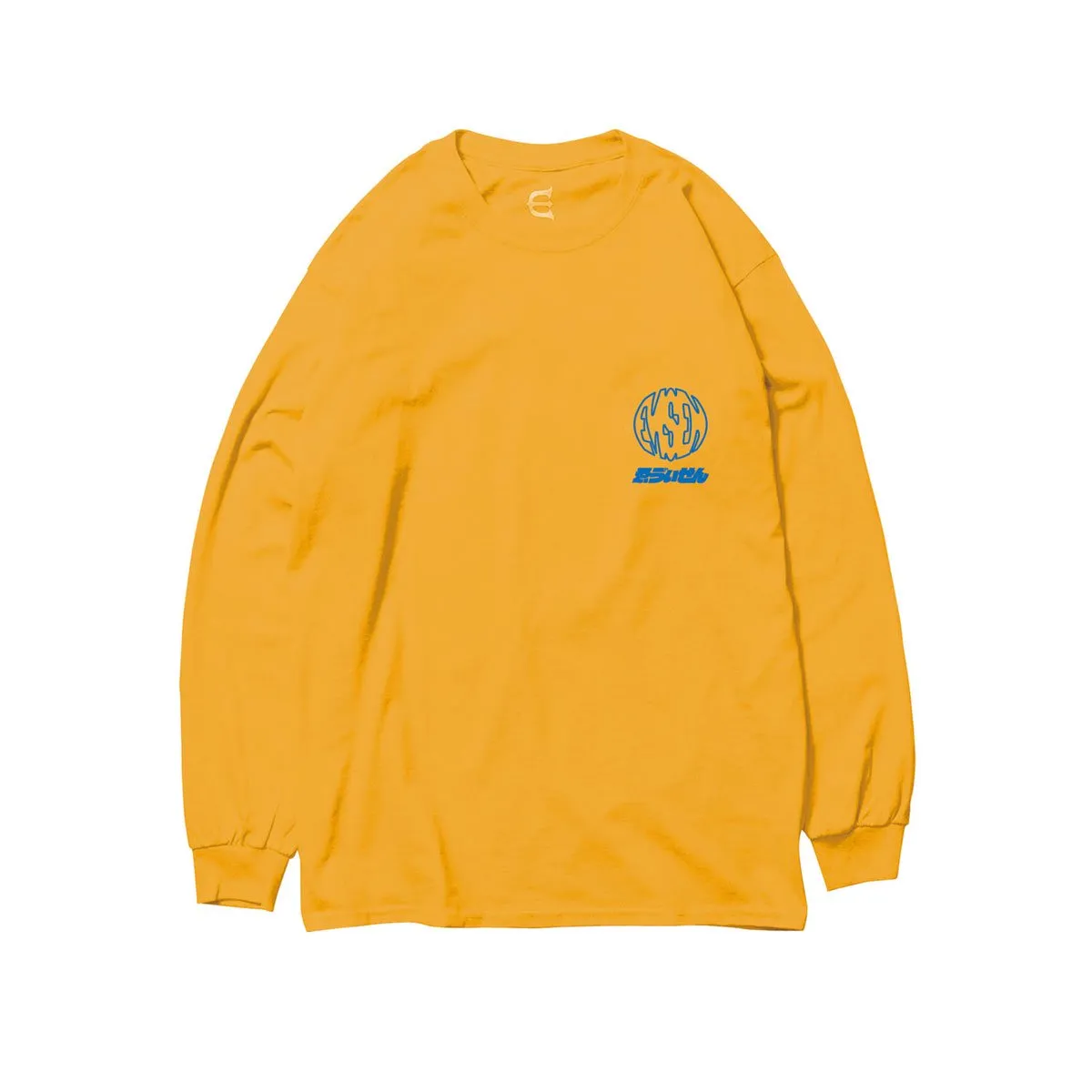 EVISEN SKATEBOARDS YELLOW RIBBON LS TEE GOLD