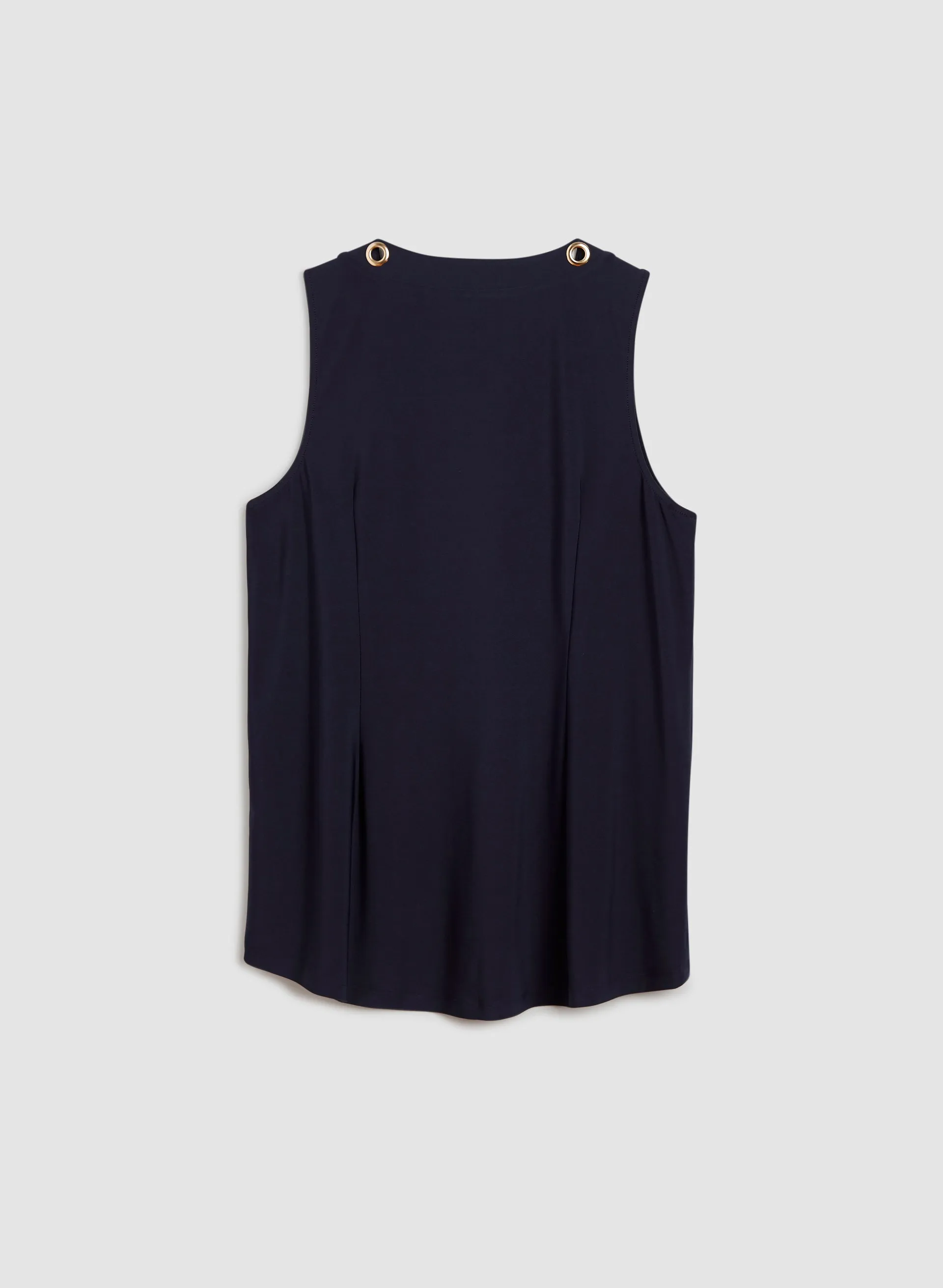 Eyelet Detail Sleeveless Top