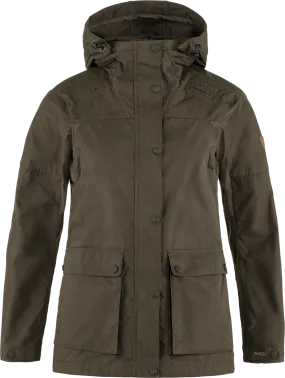 Fjällräven Women's Forest Hybrid Jacket Dark Olive | Buy Fjällräven Women's Forest Hybrid Jacket Dark Olive here | Out