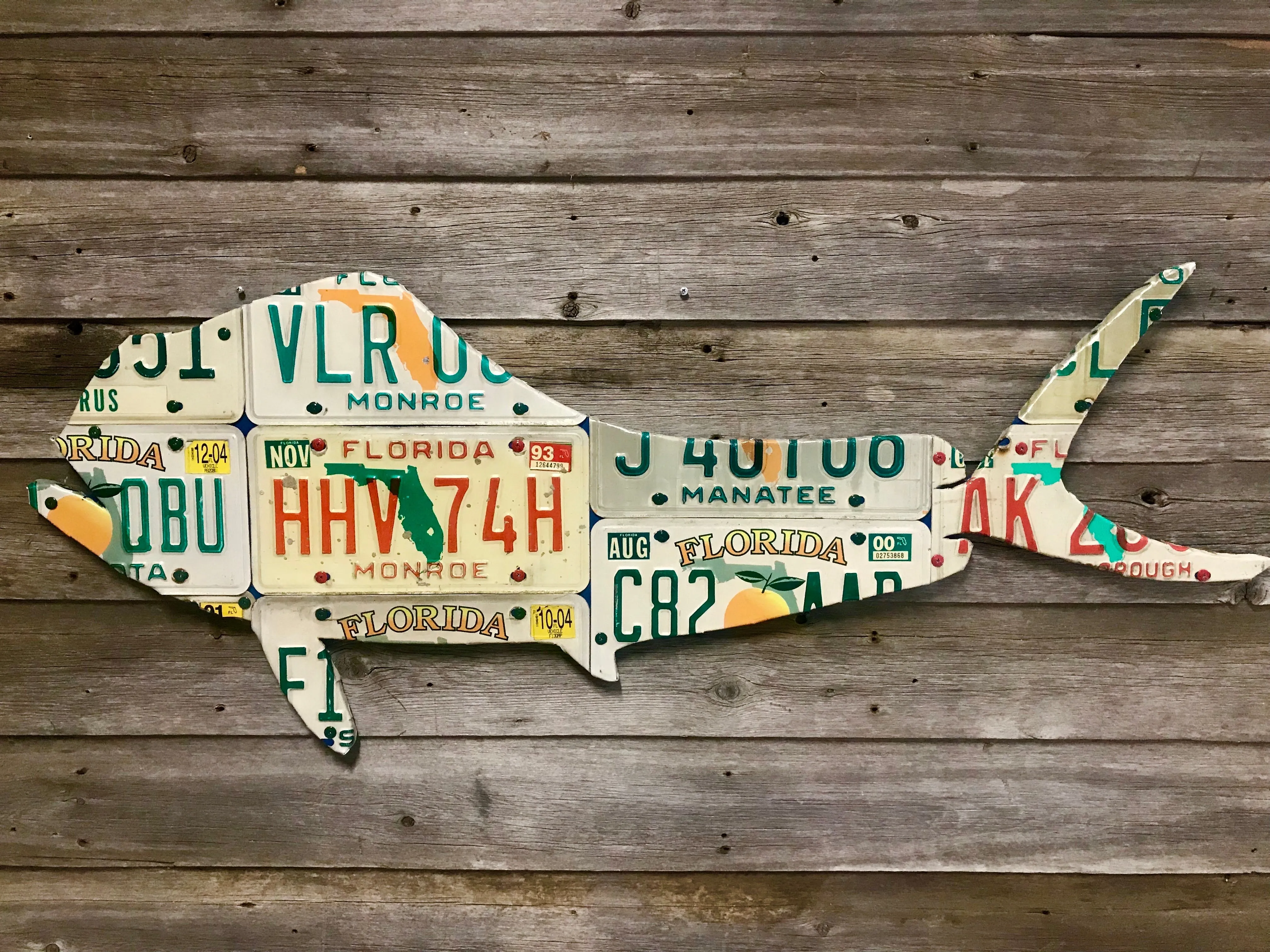 Florida Mahi Mahi License Plate Art