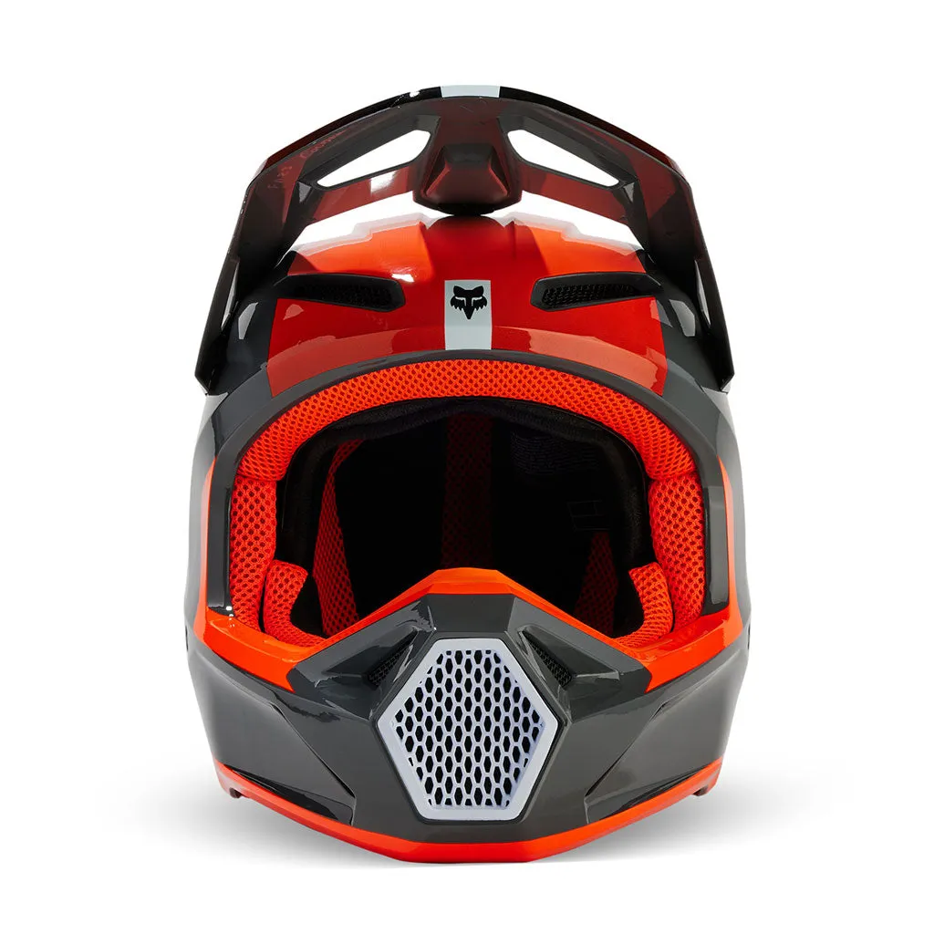 Fox - 2024 V1 Ballast Grey/Red Helmet