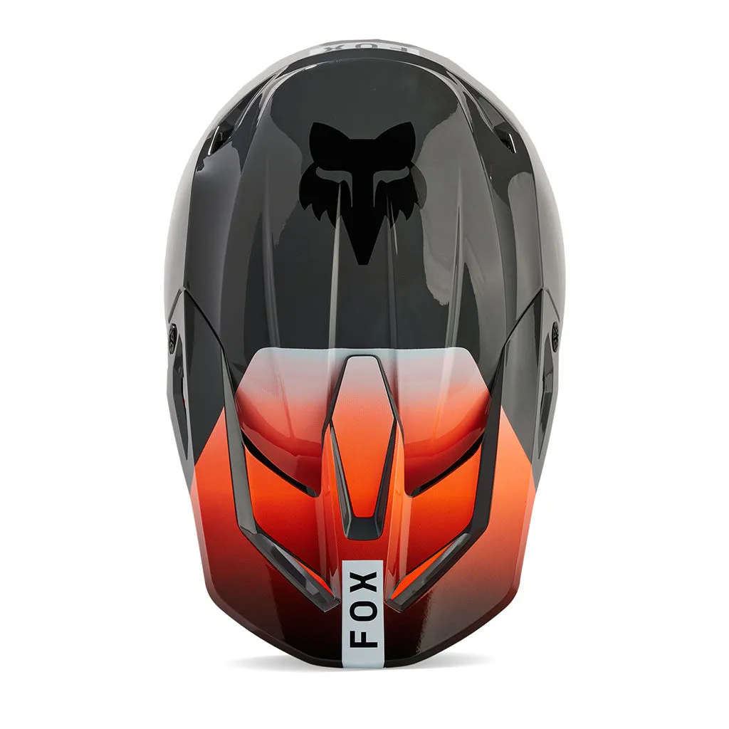 Fox - 2024 V1 Ballast Grey/Red Helmet