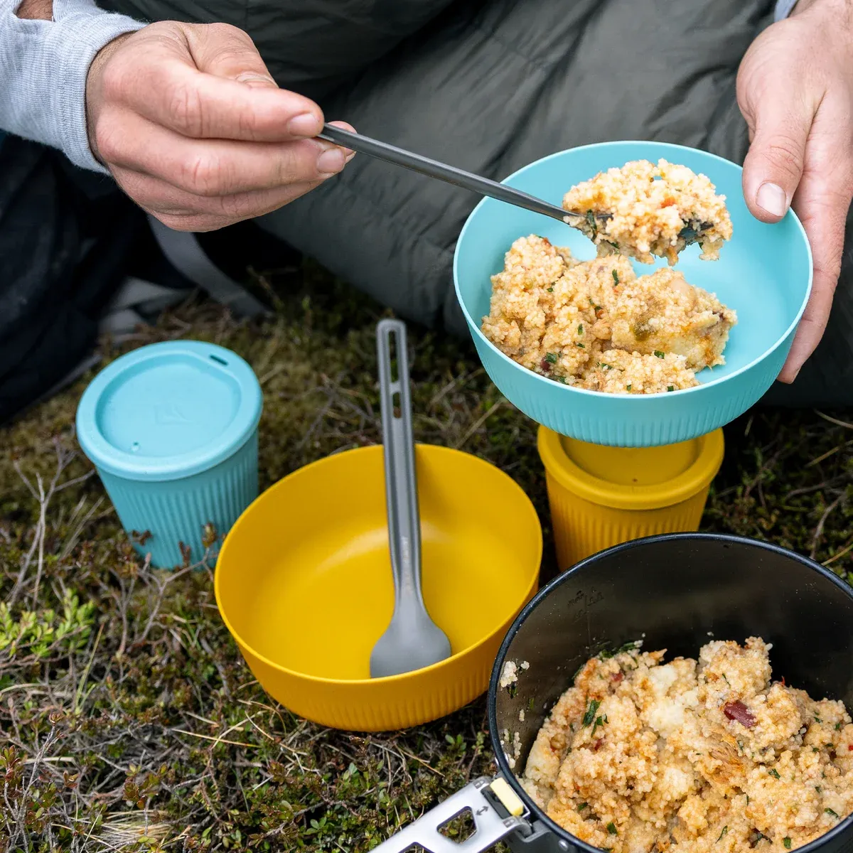 Frontier Ultralight Long Handle Spoon & Spork Cutlery Set