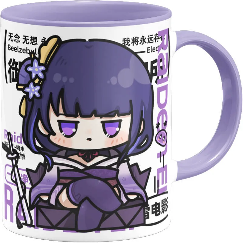 Genshin Impact Raiden Shogun Anime Mug