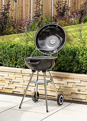 George Foreman 18ins Kettle Charcoal BBQ | Kaleidoscope