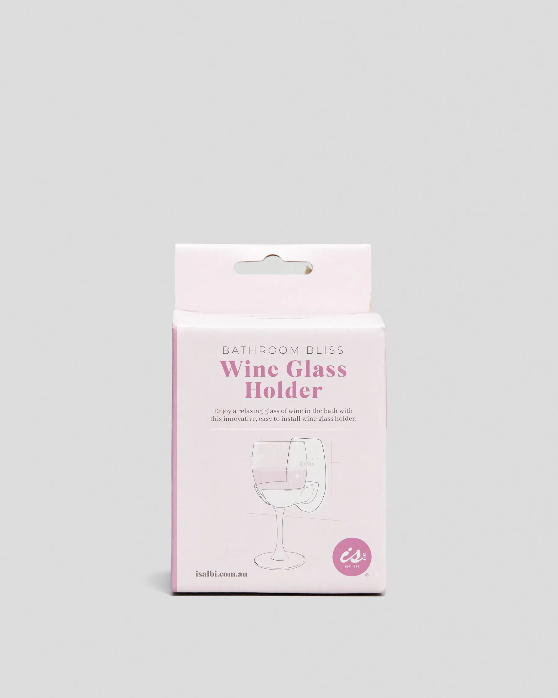 Get It Now Bathroom Wine Glass Holder