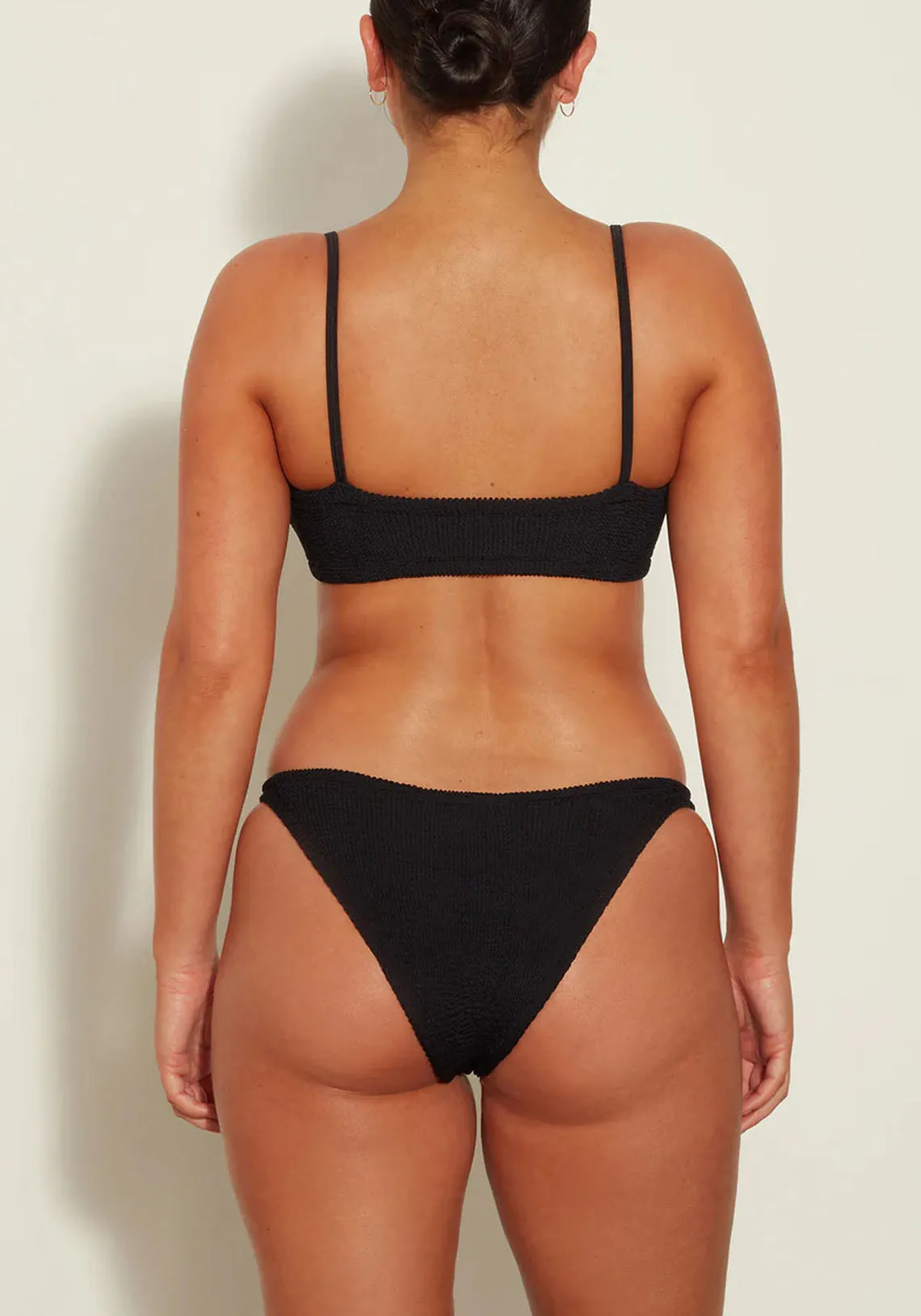 GIGI CRINKLE BIKINI BLACK