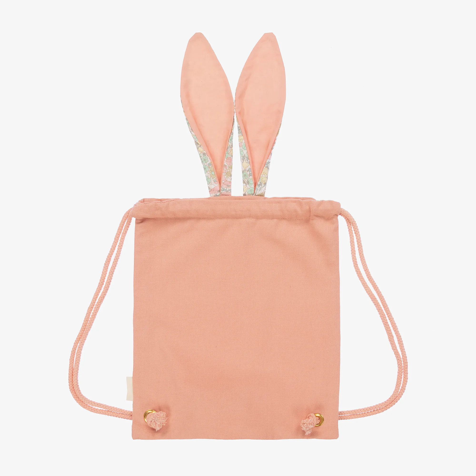 Girls Pink Liberty Print Bunny Backpack (35cm)