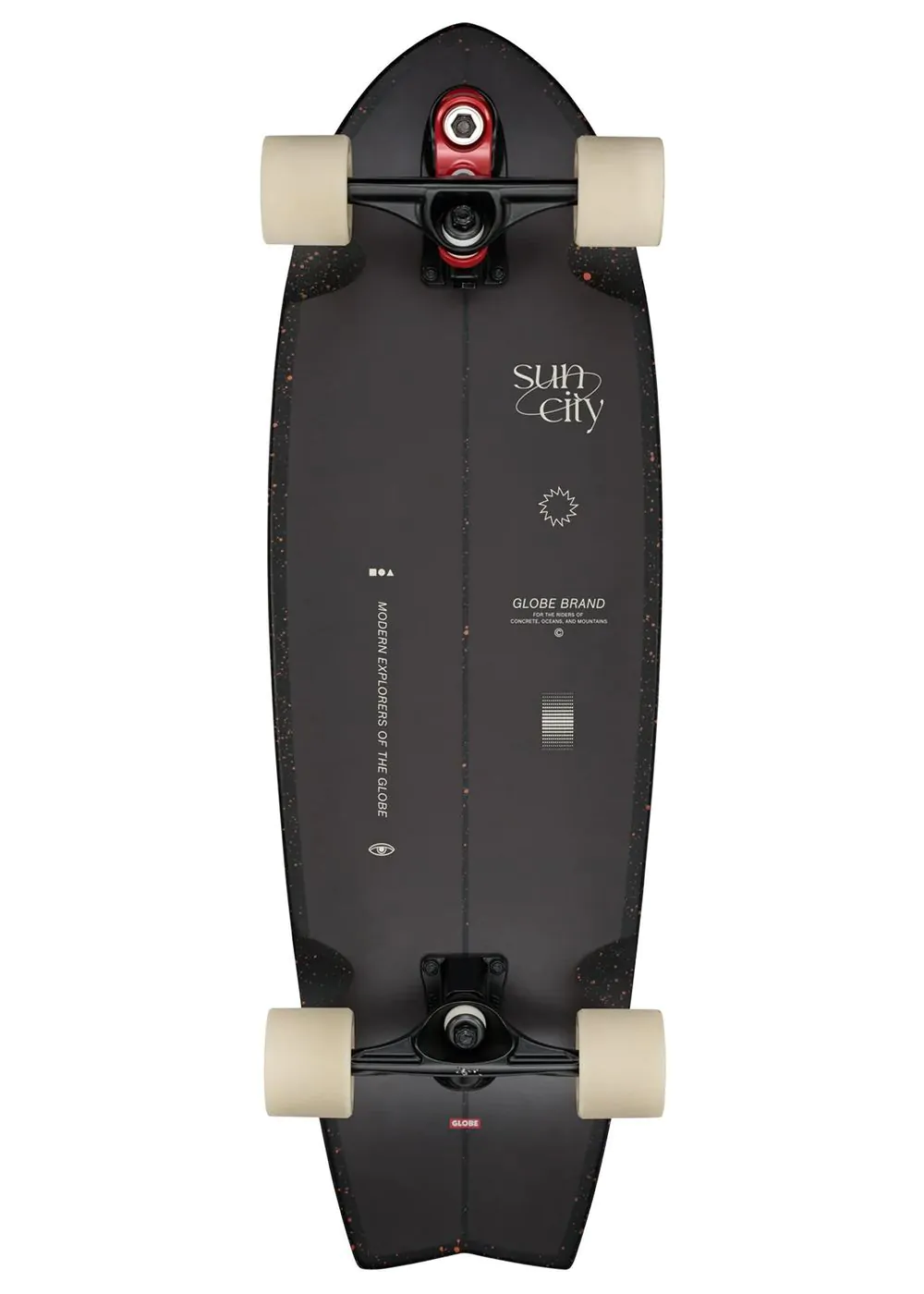 Globe Sun City 30 Inch Surf Skateboard Astro Red