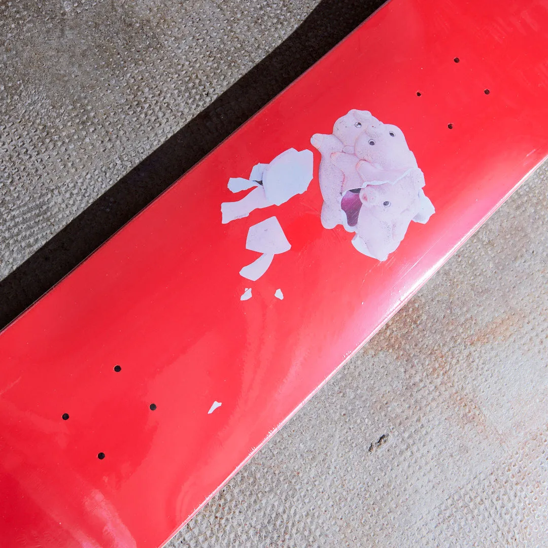 Glue Skateboards - Planche de skate Baker 'Dirty Pigs' (Red)