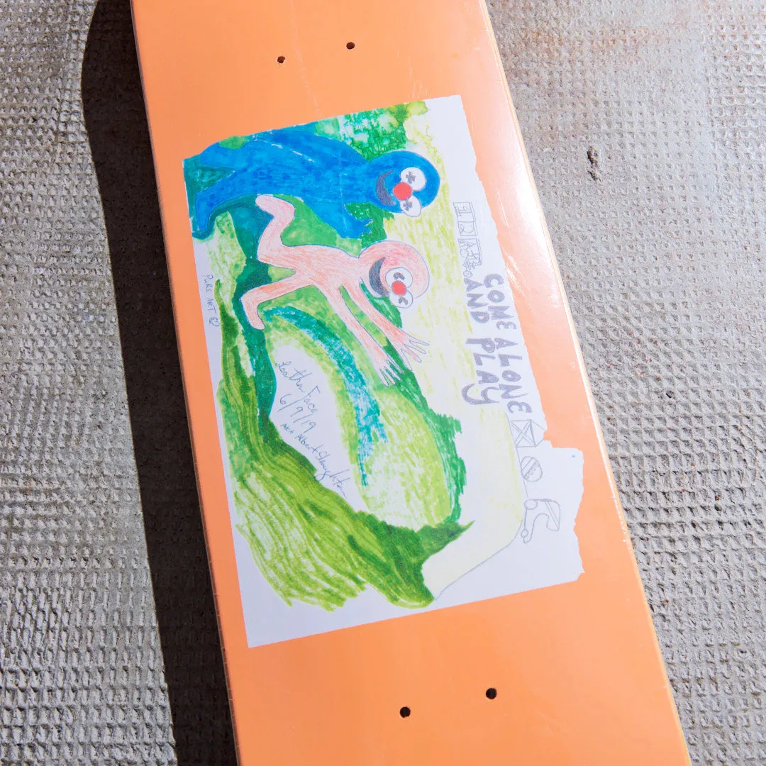 Glue Skateboards - Planche de skate Ostrowski 'Come Alone and Play' (Apricot)