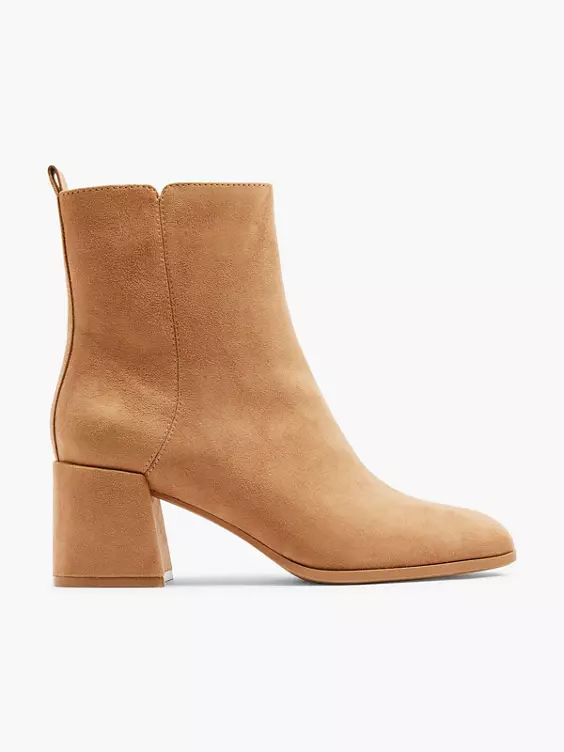 Graceland  Beige Heeled Boot