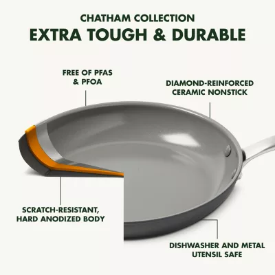 GreenPan Chatham 10-pc. Aluminum Dishwasher Safe Cookware Set