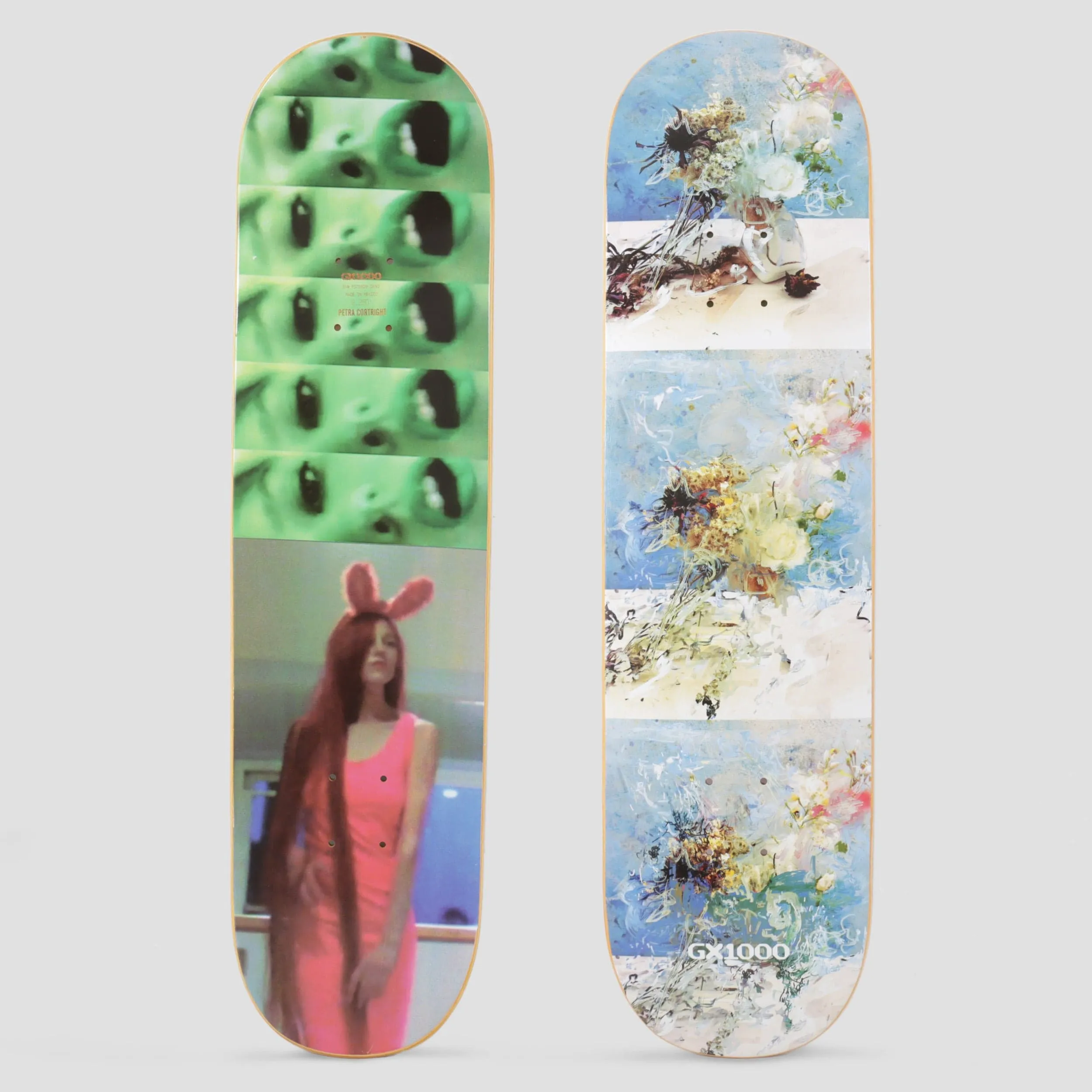 GX1000 8.25 Blue Bouquet Skateboard Deck